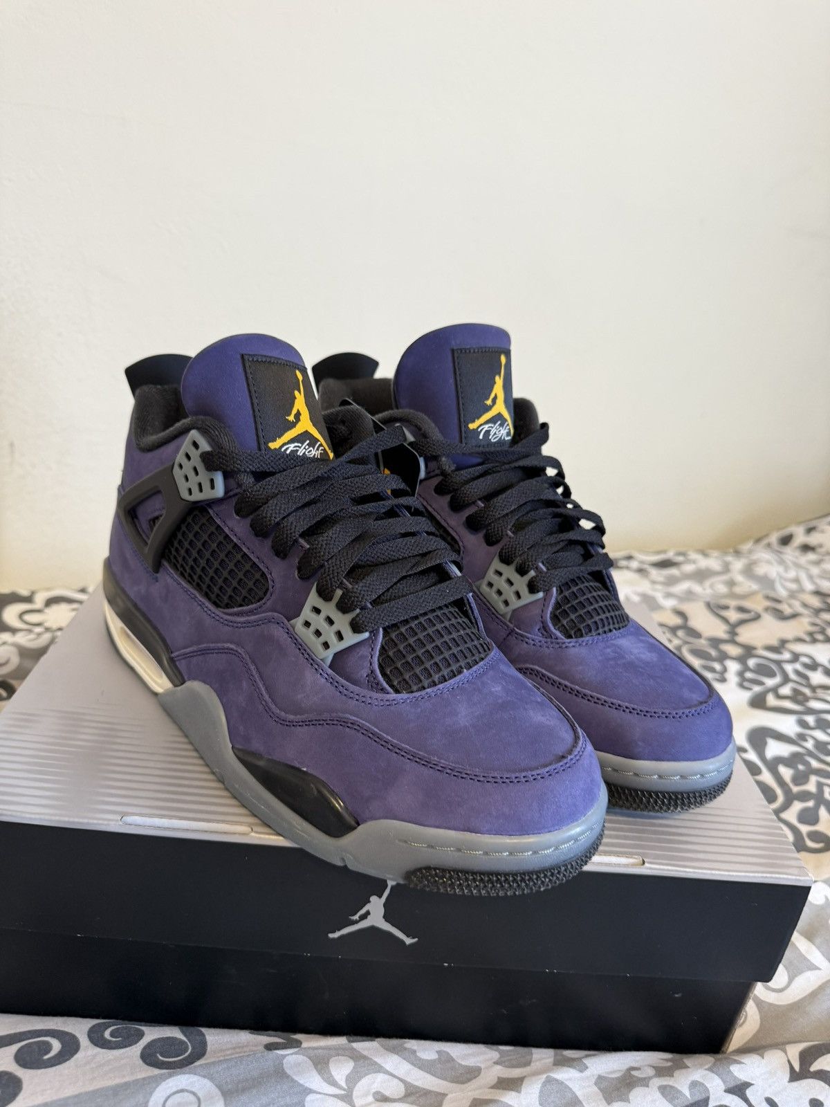 Jordan Brand JORDAN 4 RETRO IMPERIAL PURPLE Size US 9 / EU 42 - 1 Thumbnail