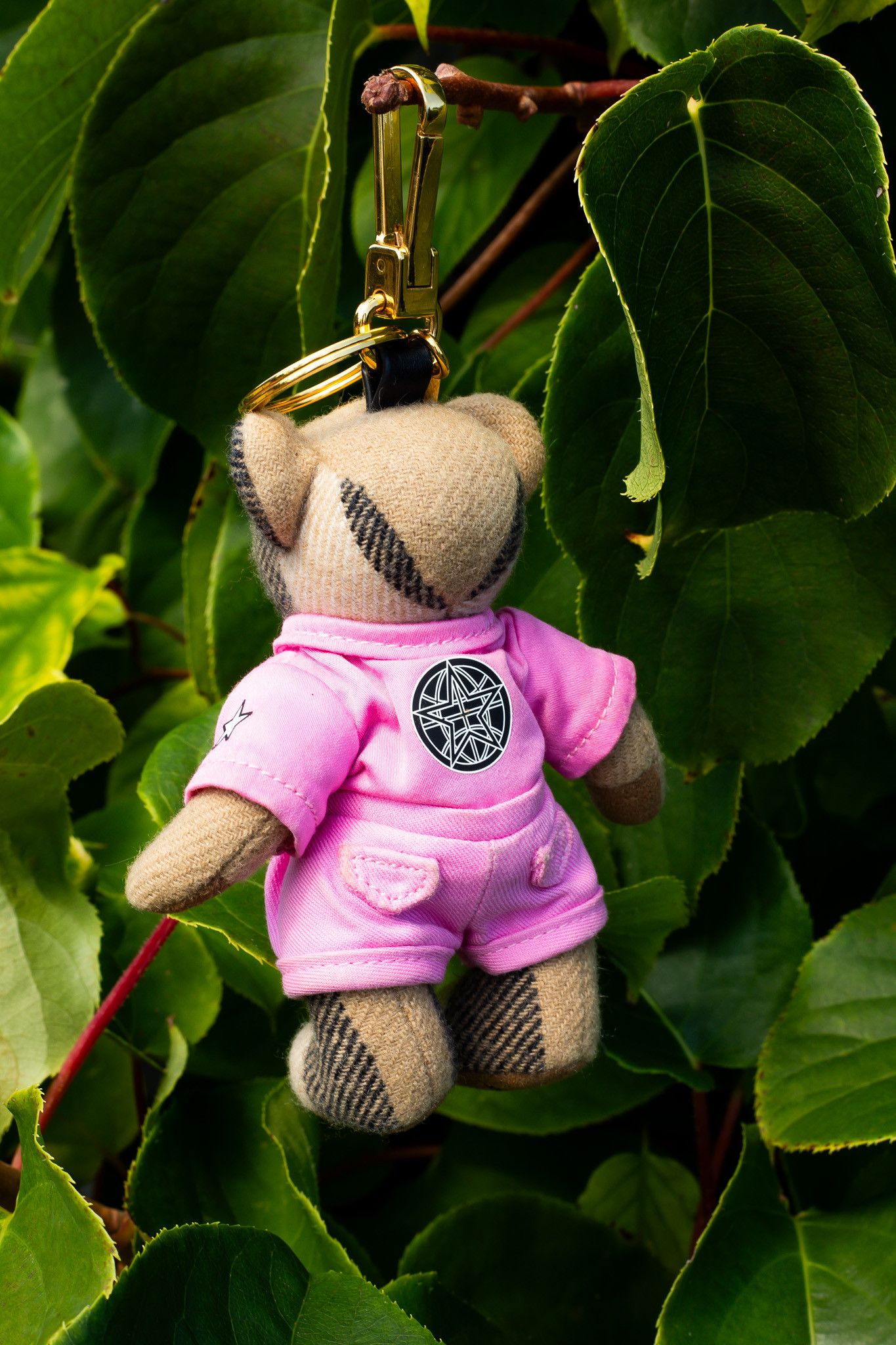 Burberry Cashmere Thomas Angel Jacket Teddy Bear Keychain Charm Pink Size ONE SIZE - 6 Thumbnail