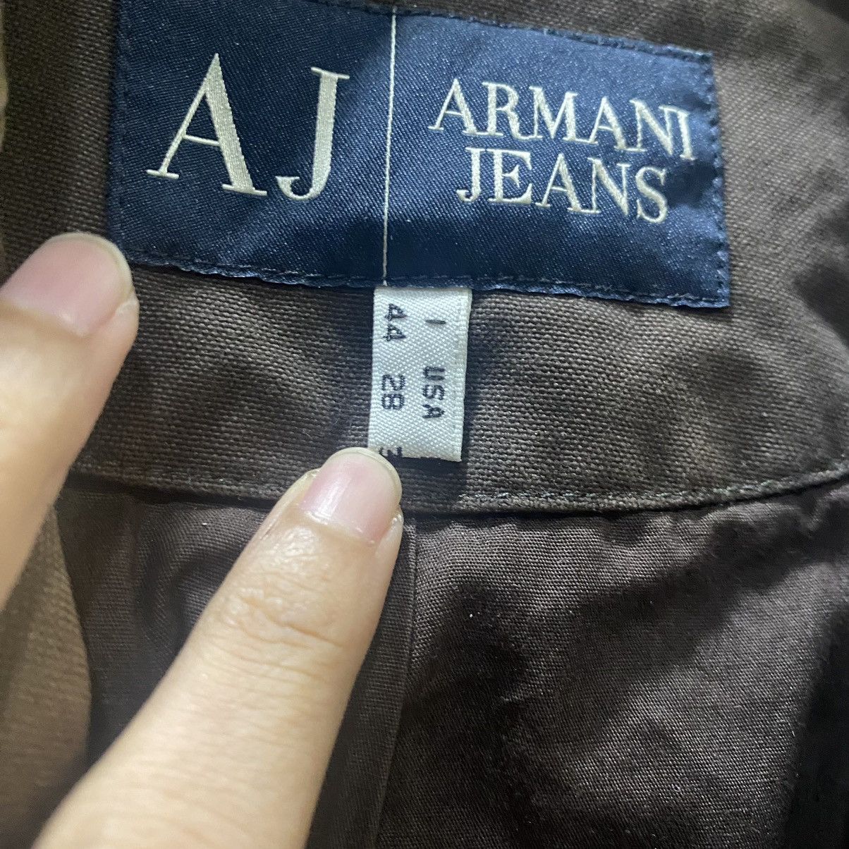Armani VINTAGE RARE‼️ARMANI JEANS Blazer Jackets Archive Size 44S - 11 Thumbnail