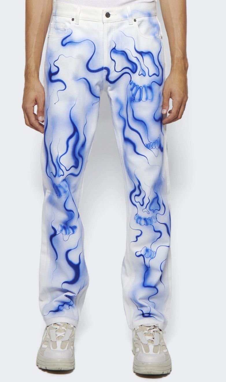 Other Airbrushed Denim-Limited Edition no.4 Blue. Size US 30 / EU 46 - 1 Thumbnail