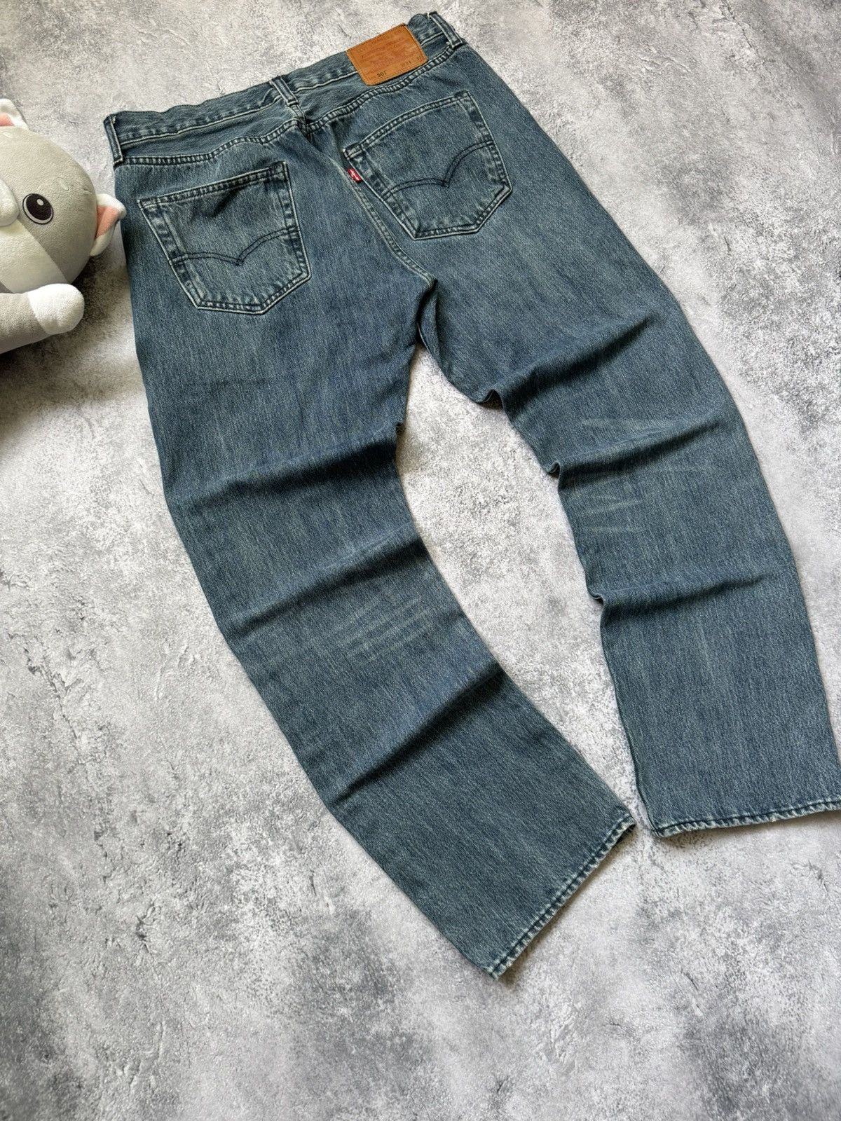 Levi's × Vintage Vintage Levi’s 501 Faded Blue Jeans 34x32 Size US 34 / EU 50 - 2 Thumbnail