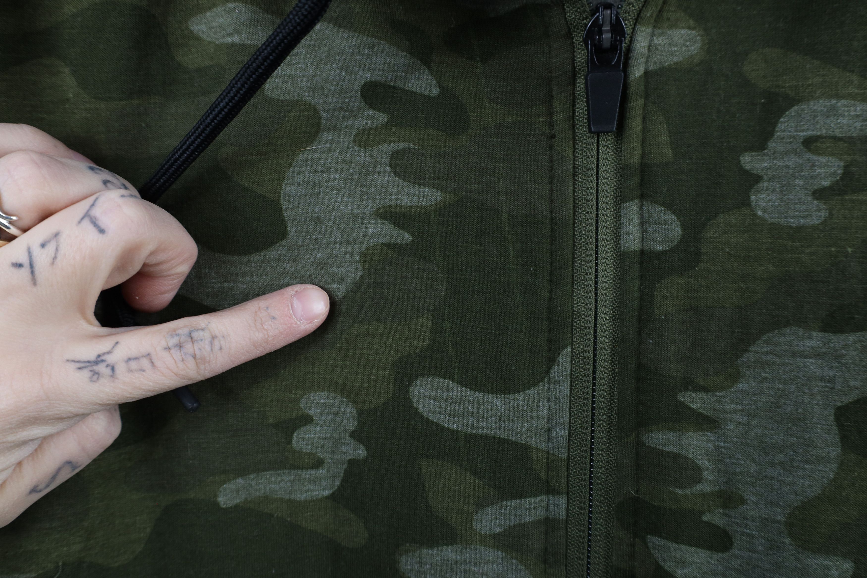 Vintage Vintage 90s Y2K Streetwear Camouflage Full Zip Sweatshirt Size US XXL / EU 58 / 5 - 4 Thumbnail
