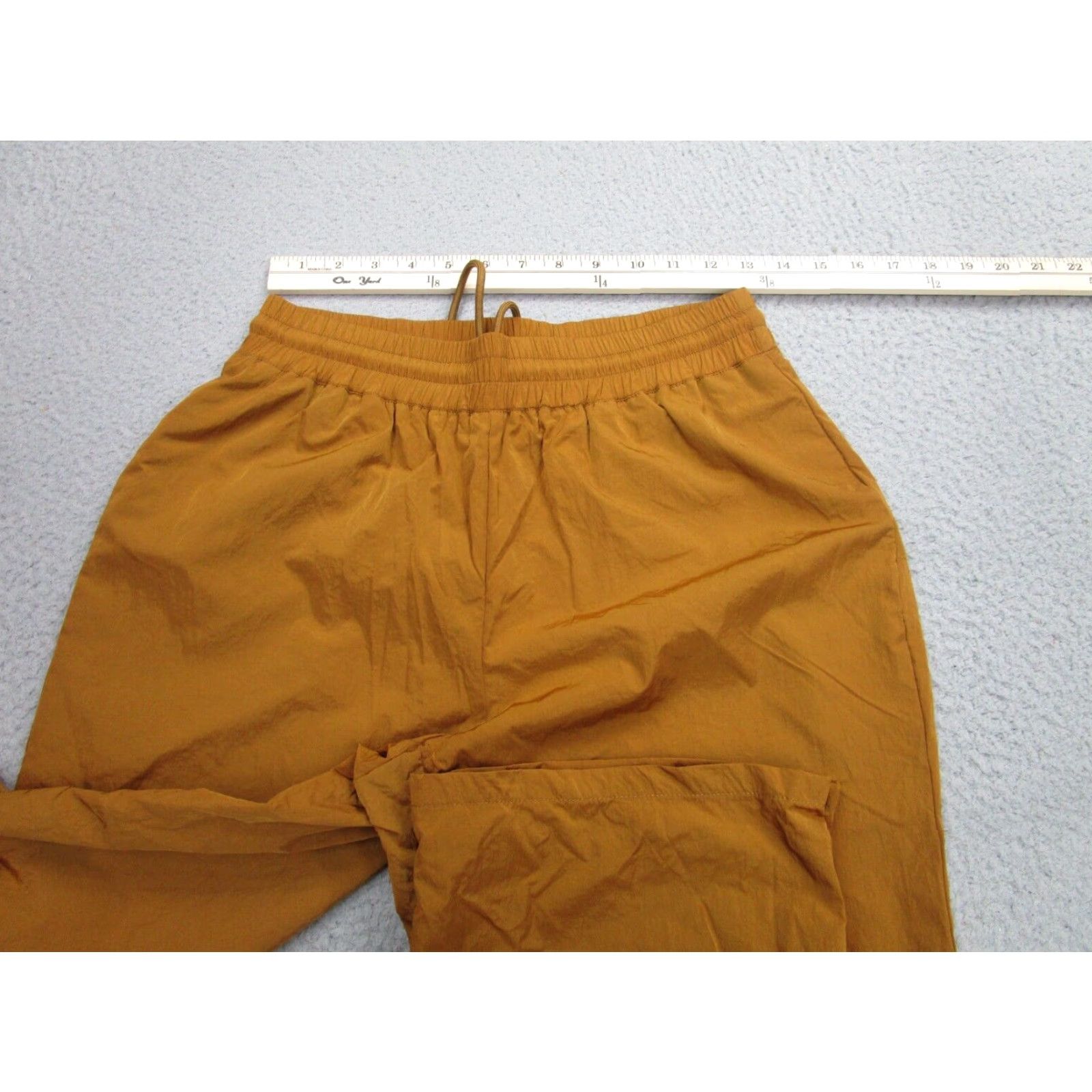 Good American Good American Pants Womens 28x32 size 1 Brown Bronze Windbreaker Wide-Leg Size 25" / US 0 / IT 36 - 3 Thumbnail