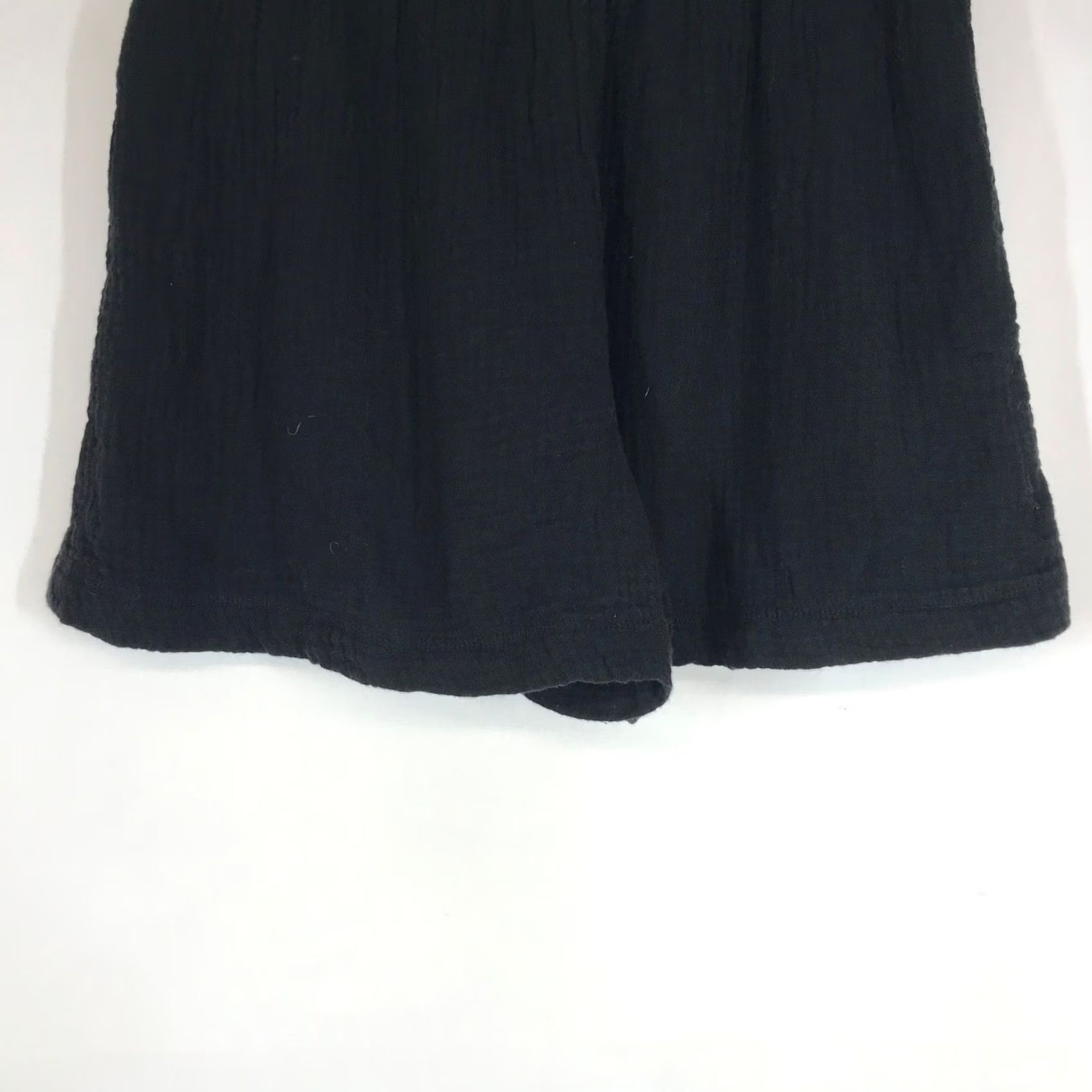 Vintage Aerie Shorts Womens Small Black Gauze Elastic Waist Boho Casual Beach Loungewear Size 28" / US 6 / IT 42 - 6 Thumbnail