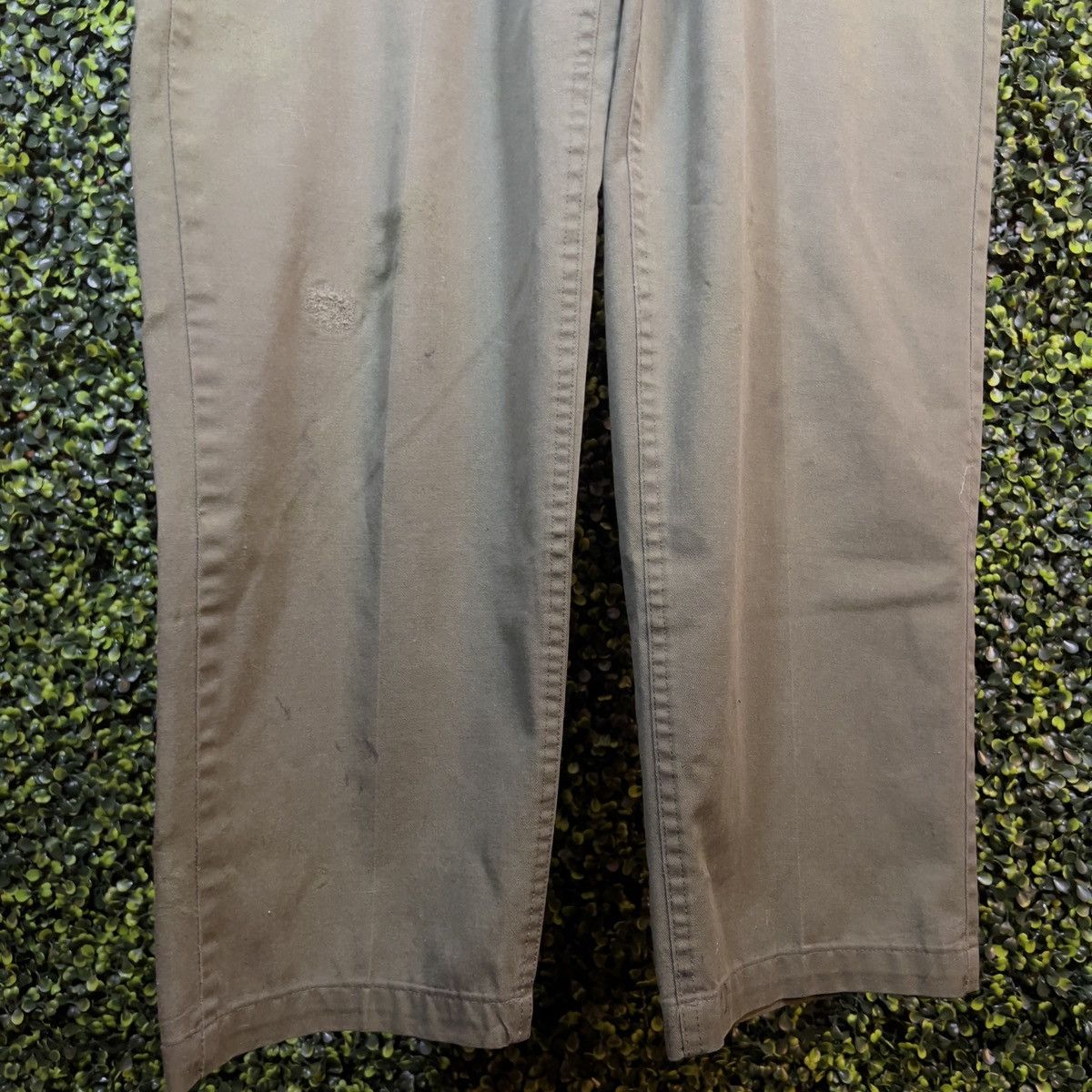 Vintage Vintage 70s 30x29 OG-107 Cotton Military Army Fatigue Pants Size US 30 / EU 46 - 2 Thumbnail
