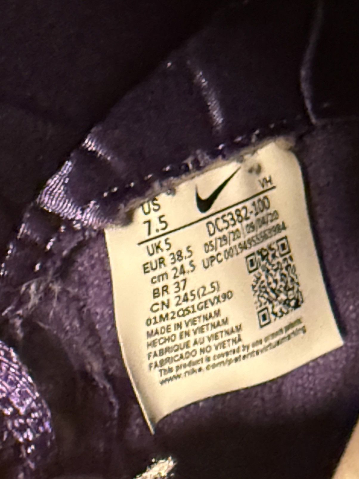 Nike Nike Dunk Mids ‘Varsity Purple’ Size US 7.5 / IT 37.5 - 6 Thumbnail
