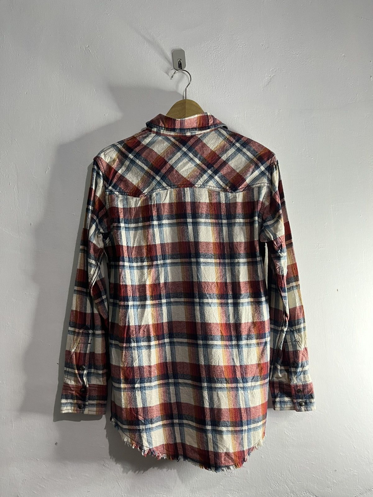 GOA Vintage goa flannel distressed button shirt Size US M / EU 48-50 / 2 - 2 Thumbnail