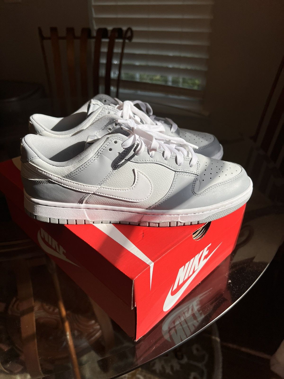 Nike Nike Dunk Low Retro Pure Platinum/Wolf Grey Size US 10.5 / EU 43-44 - 1 Thumbnail