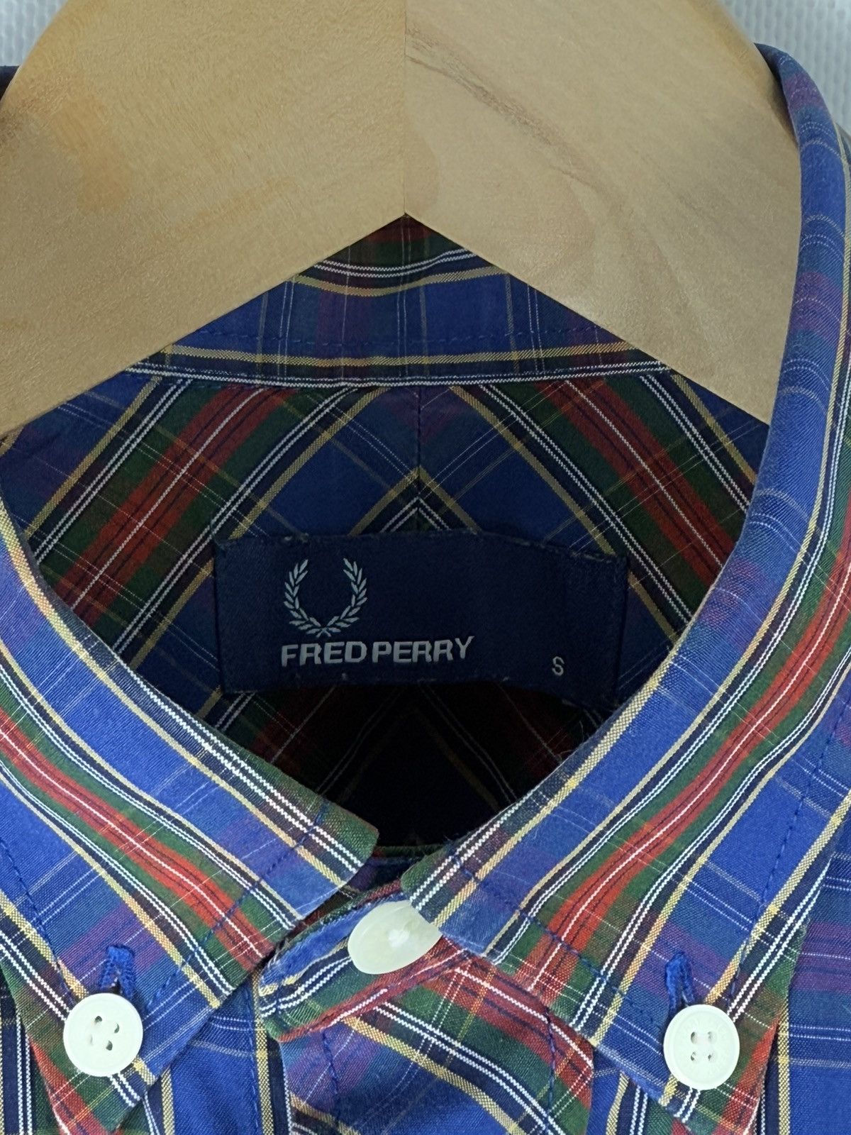 Fred Perry Fred Perry Casual Long Sleeve Checked Plaid Button Up Shirt Size US S / EU 44-46 / 1 - 12 Thumbnail
