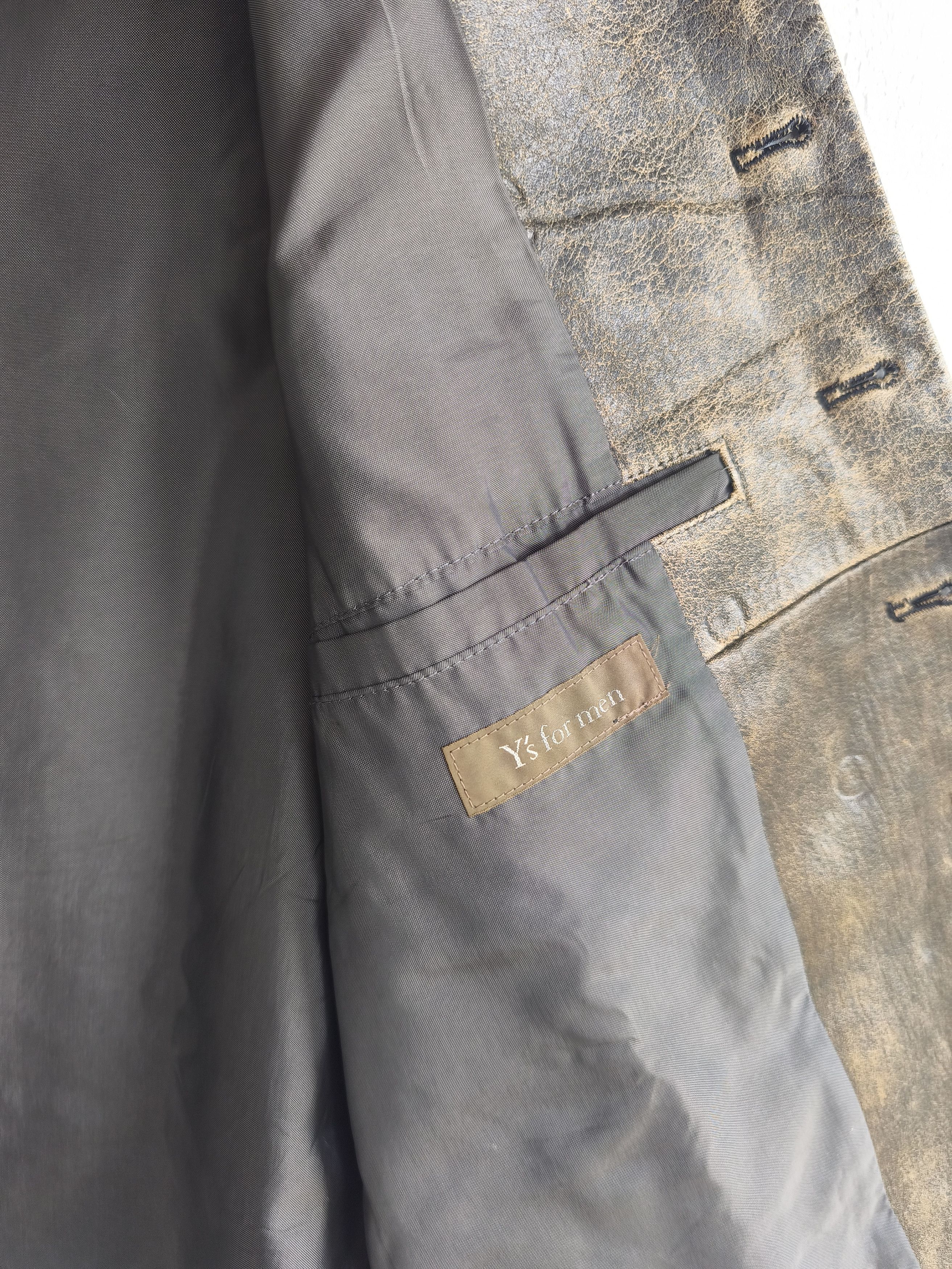 Y's for Men × Yohji Yamamoto Archive 90s Yohji Yamamoto Cuir Leather Vest Size US M / EU 48-50 / 2 - 6 Thumbnail
