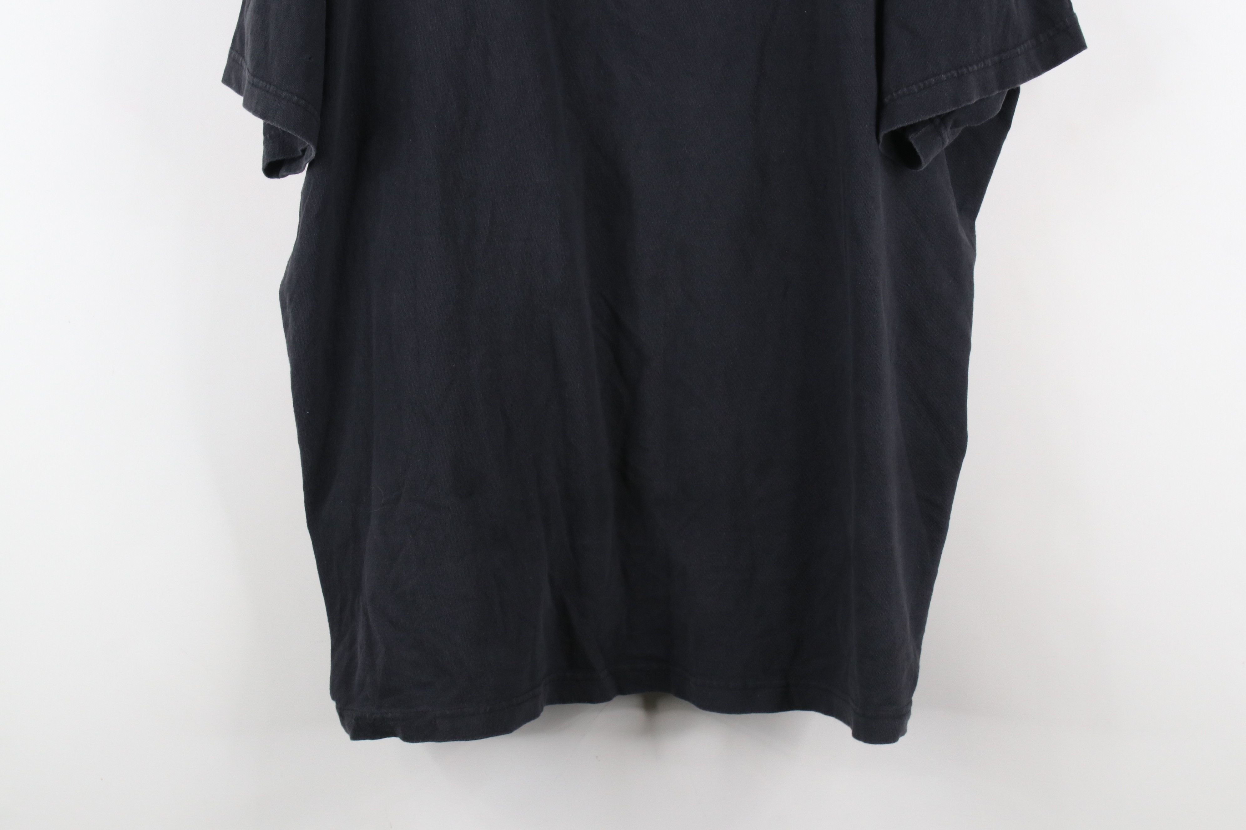 Vintage Vintage 90s Streetwear Short Sleeve T-Shirt Black Cotton Size US XL / EU 56 / 4 - 3 Thumbnail