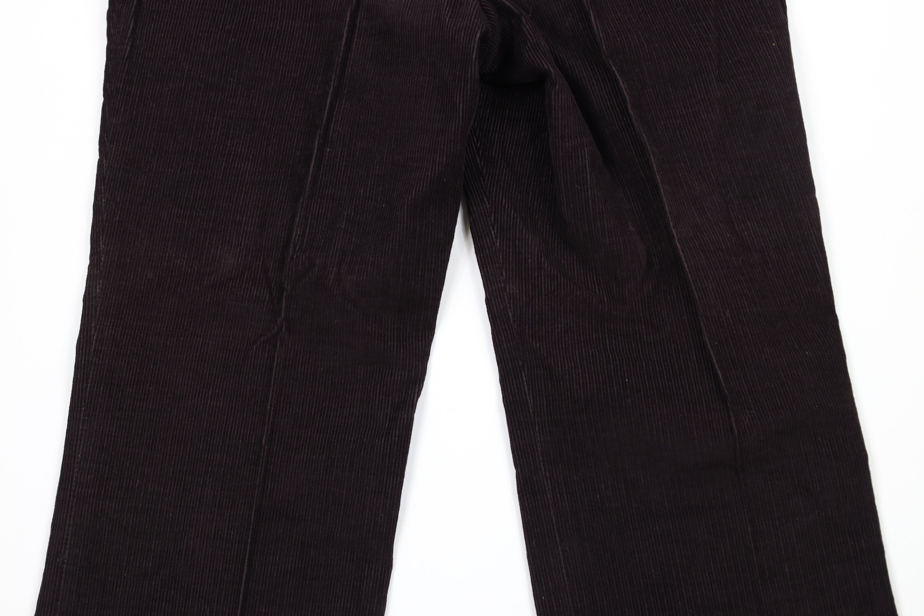 Vintage Vintage 70s Streetwear Bell Bottoms Corduroy Pants Brown USA Size US 32 / EU 48 - 12 Thumbnail