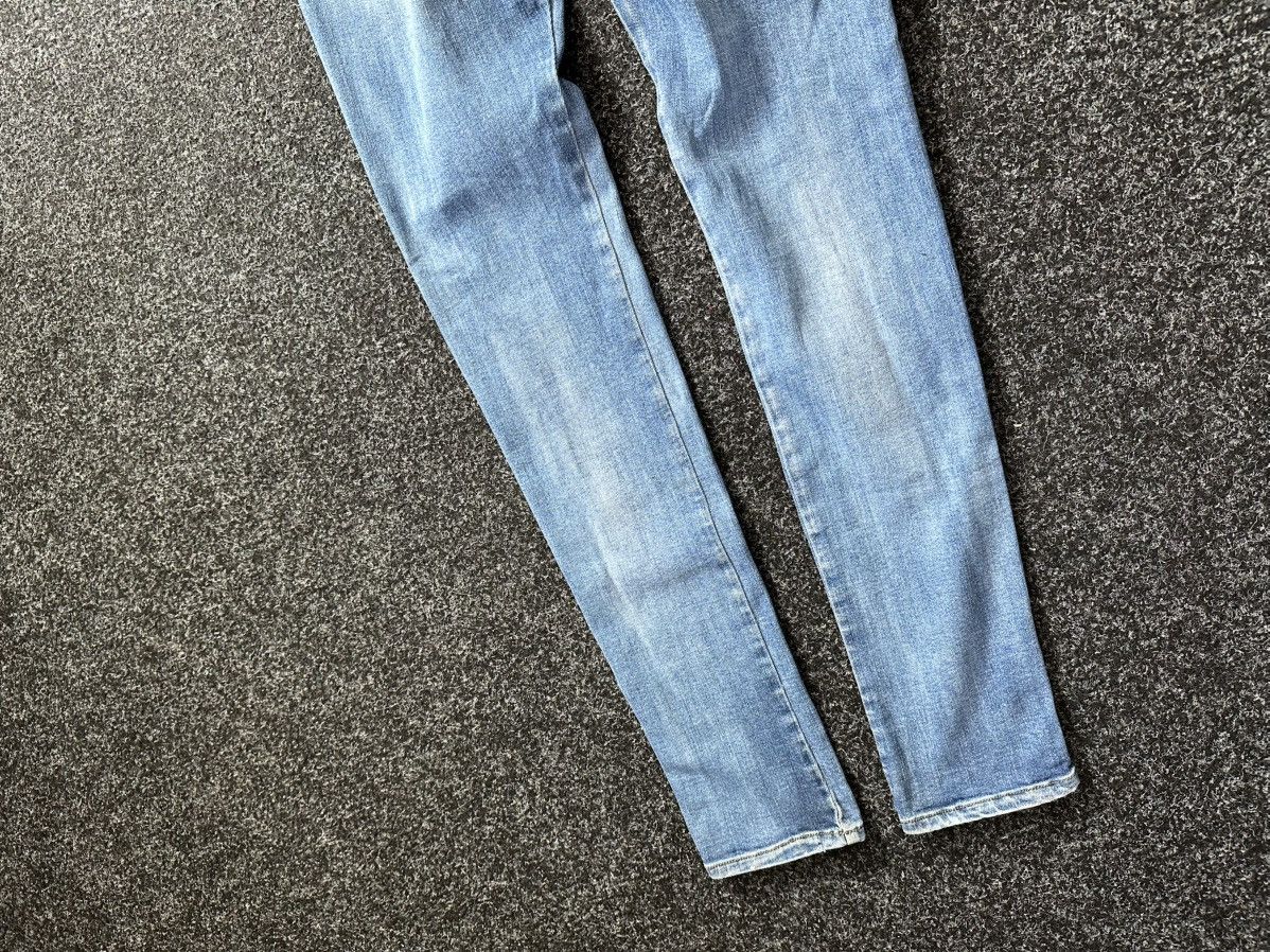 Diesel × Japanese Brand 🚨Diesel Washed Blue White Opium Punk Distressed COPYRIGHT Size 29" - 10 Thumbnail