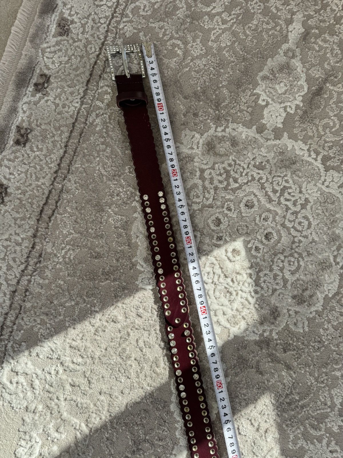 If Six Was Nine 00’s NUMBER NINE STYLE LEATHER RARE Y2K BELT VINTAGE Size ONE SIZE - 4 Thumbnail