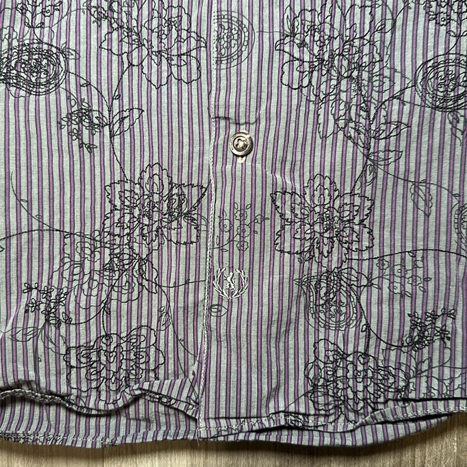 BUGATCHI Bugatchi Uomo Floral Long Sleeve Button Down - 2XL Size US XXL / EU 58 / 5 - 5 Thumbnail