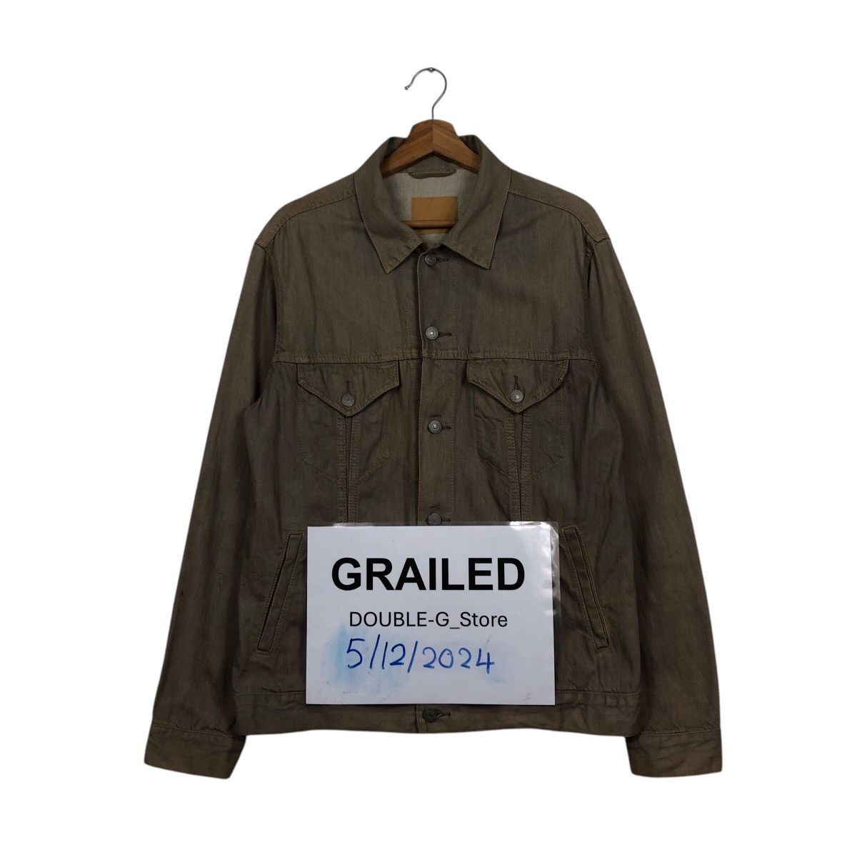 📌Vintage Chore Denim Biker Jacket Uniqlo Issey Miyake