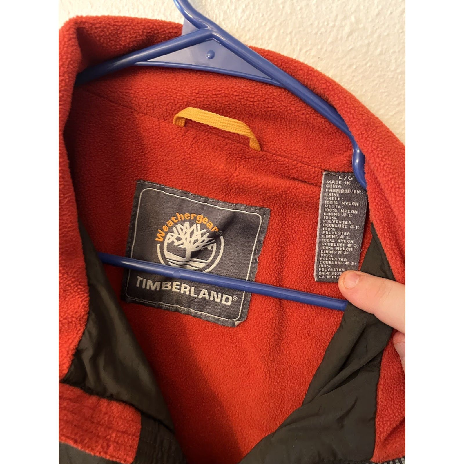 Timberland VINTAGE Timberland Jacket Gear Bomber Jacket Mens L Brown Orange Insulated Windbreaker Casual Outdoor Size US L / EU 52-54 / 3 - 2 Thumbnail
