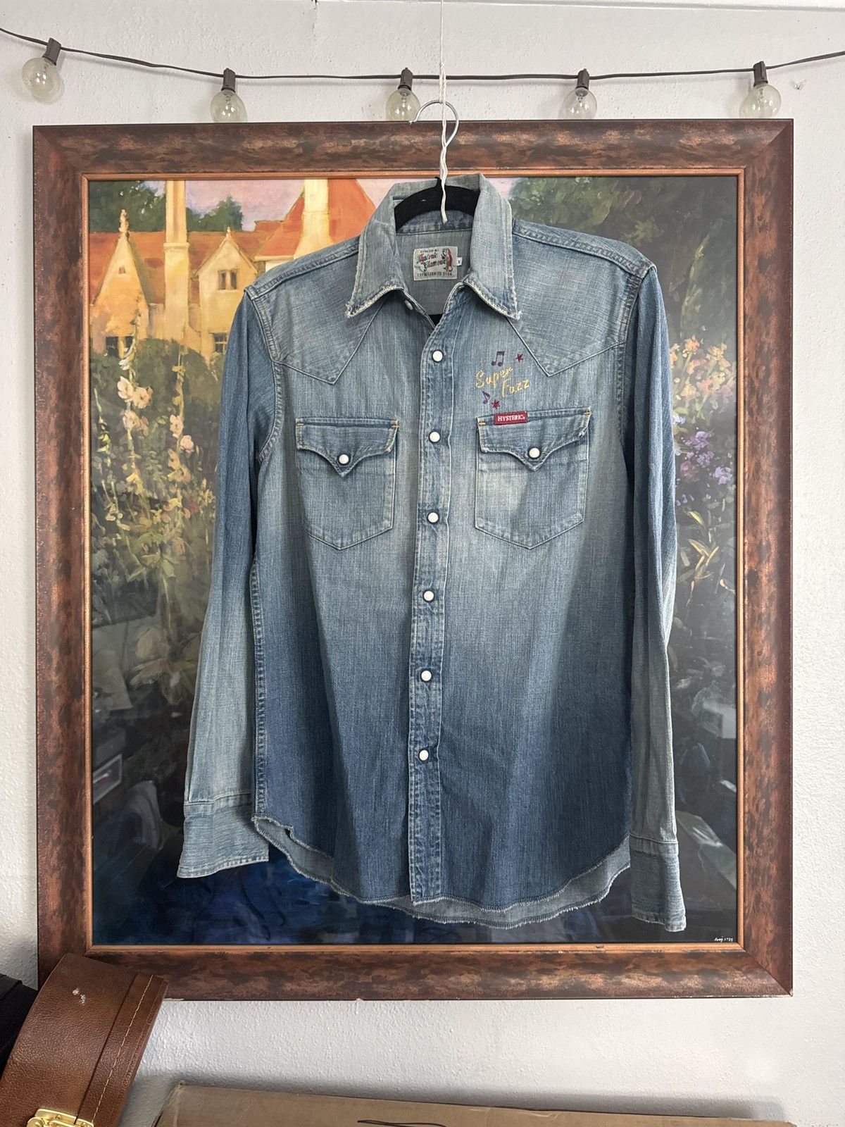 HYSTERIC GLAMOUR // SUPER FUZZ DENIM CHAMBRAY