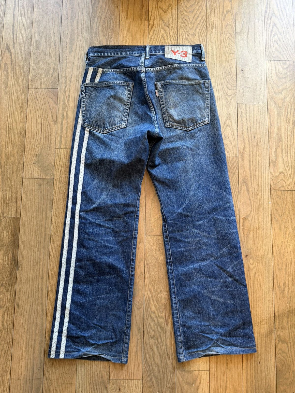 Y-3 Y-3 Denim Jeans Relaxed Fit Pocket Pants Logo Blue 30R | Grailed
