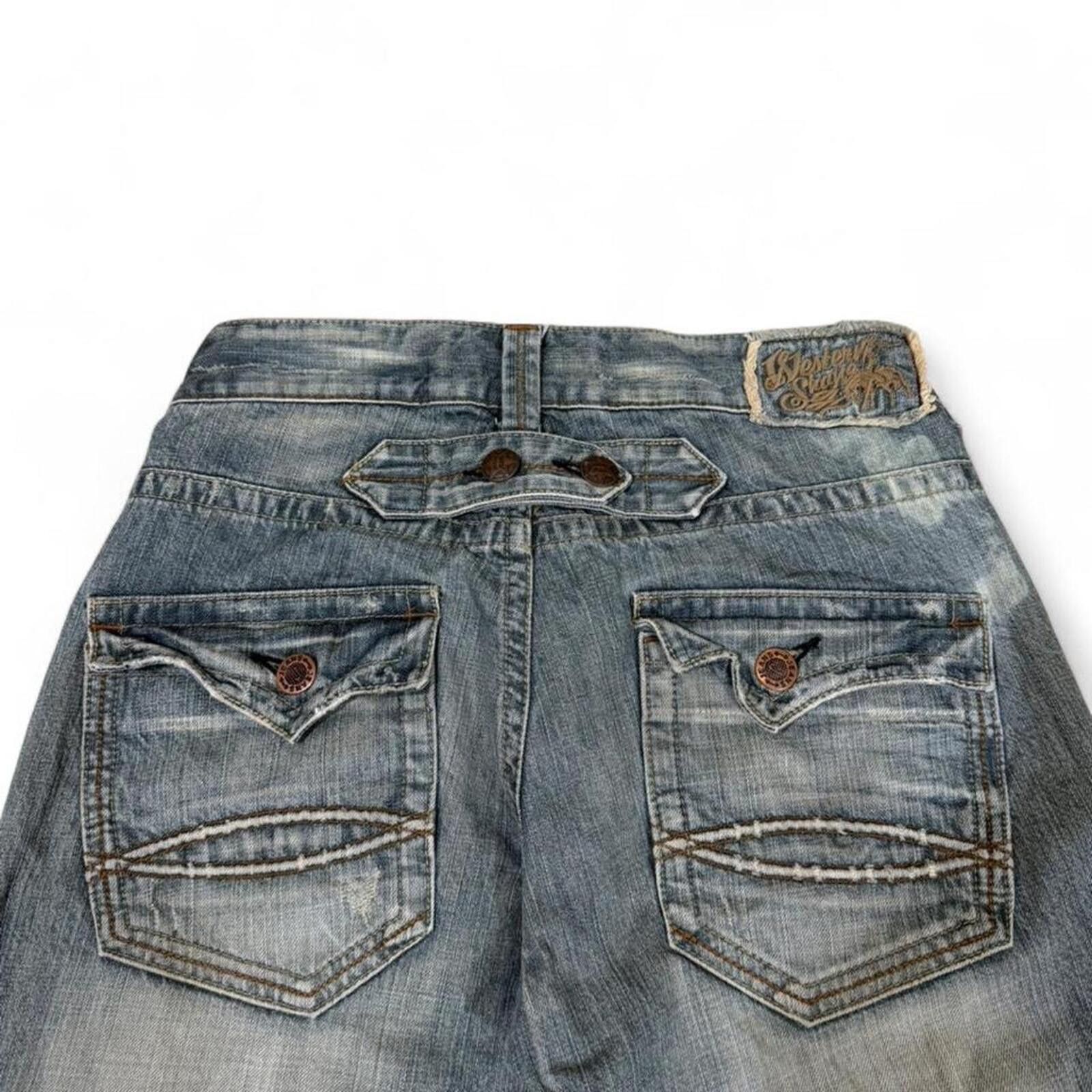 Other Vintage Style shane Jeans wide leg denim jeans Size 30" / US 8 / IT 44 - 5 Thumbnail