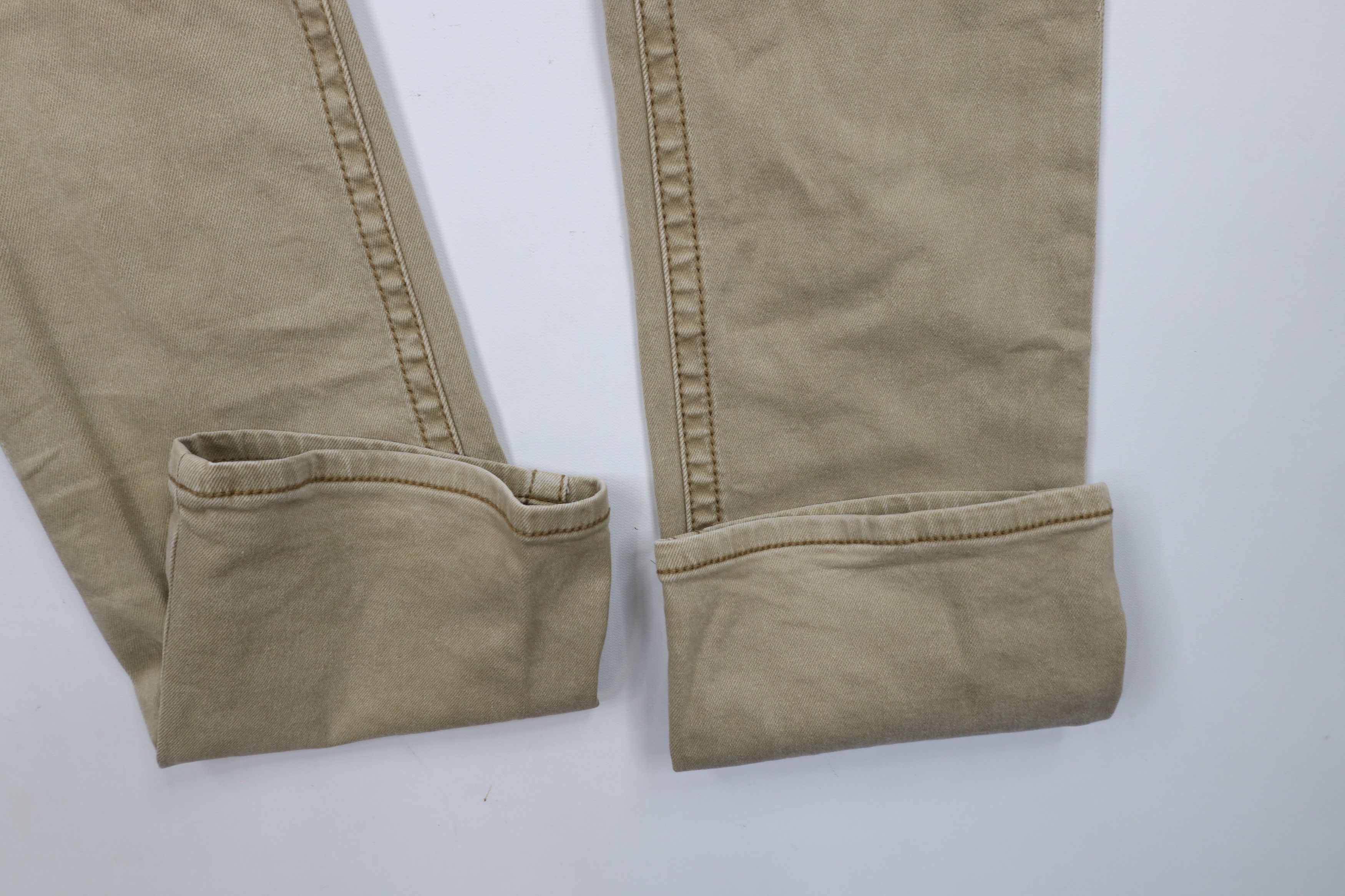 BKE × Vintage Buckle BKE Stitch Stretch Straight Leg Denim Jeans Beige Size US 33 - 5 Thumbnail