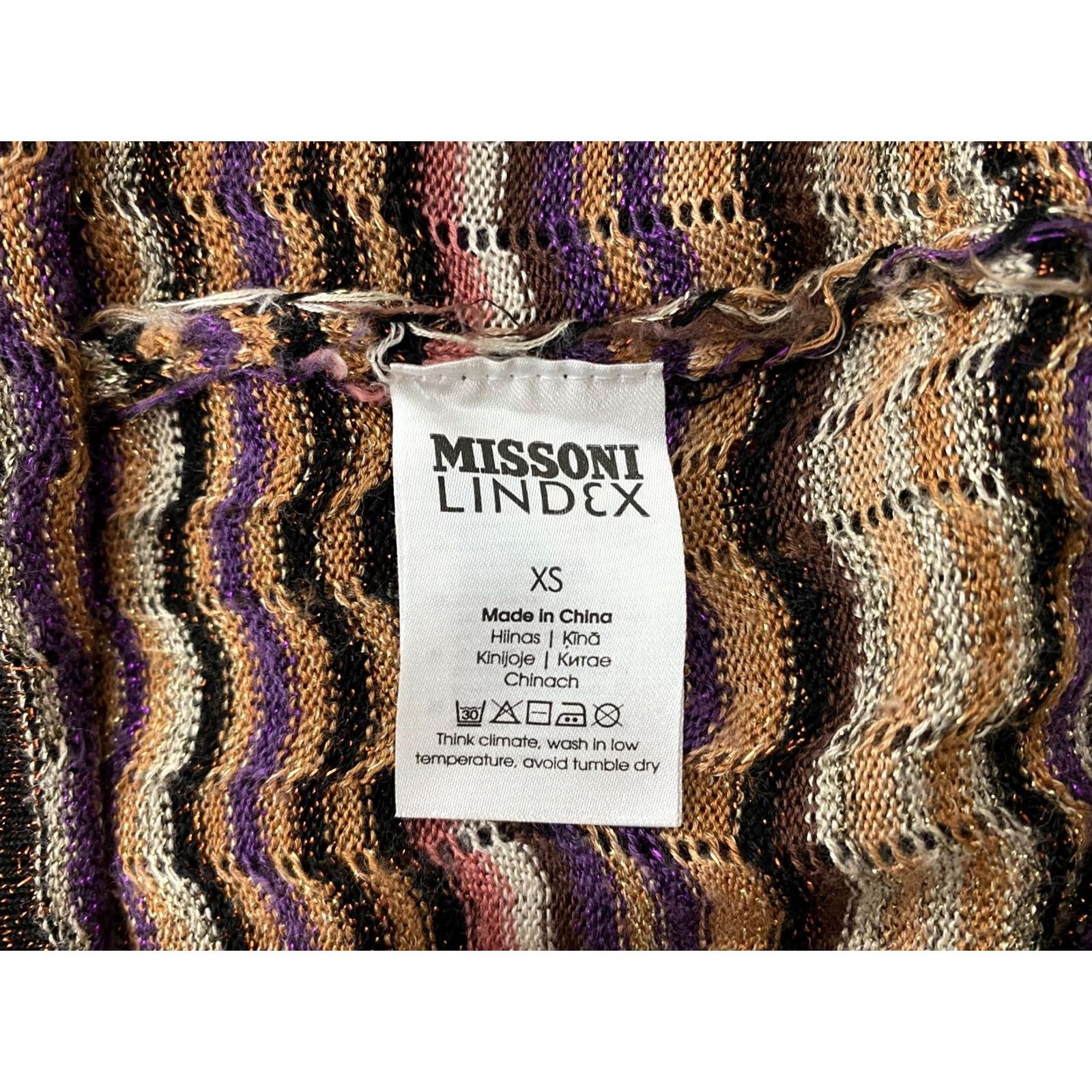 Missoni Missoni XS Womens Dress A-Line Midi Multicoloured Lindex Missoni XS Dress Womens Size XS / US 0-2 / IT 36-38 - 5 Thumbnail