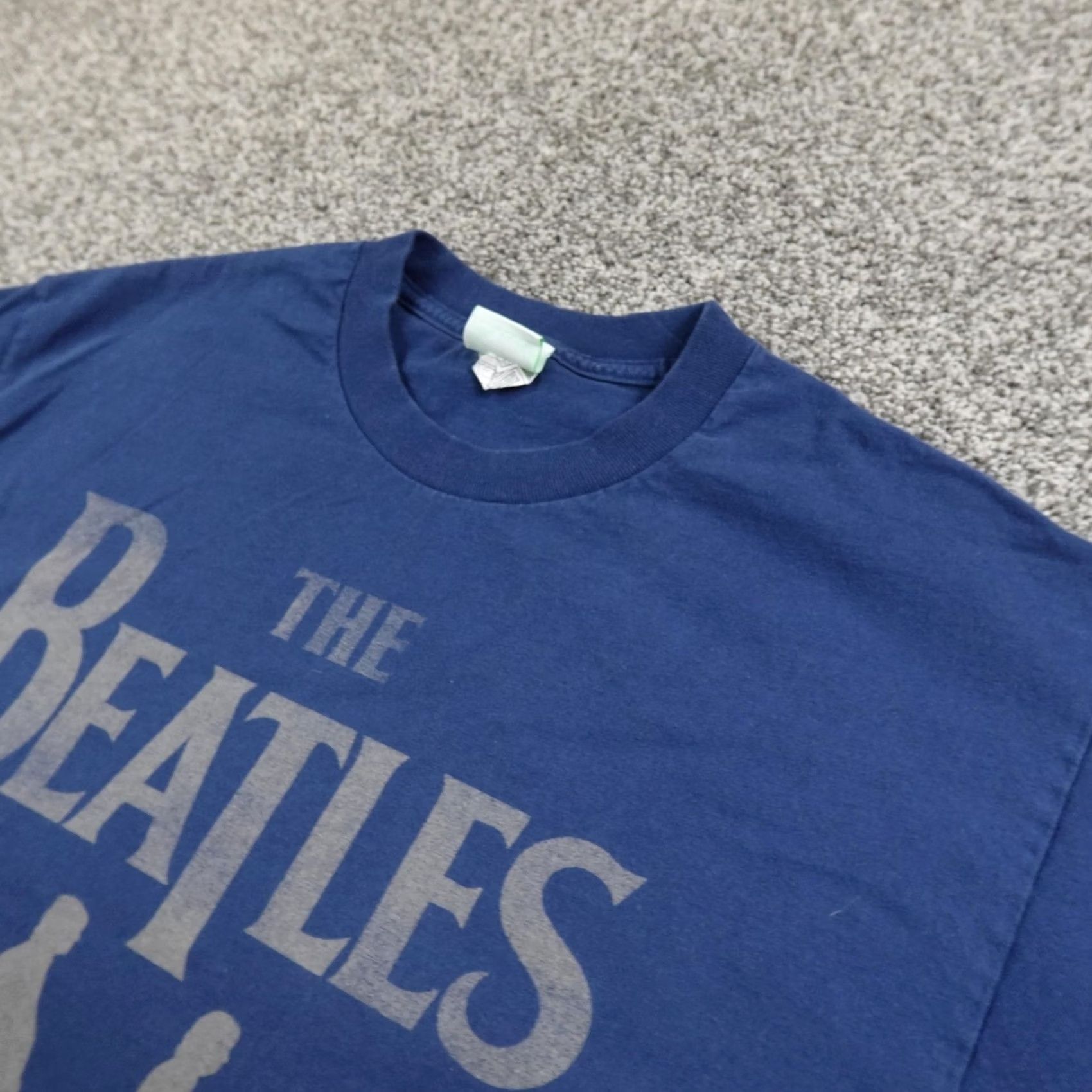 Vintage VTG The Beatles Shirt Mens L Blue Abbey Road Graphic Logo Band Rock Tee Top 00s Y2K Size US L / EU 52-54 / 3 - 2 Thumbnail