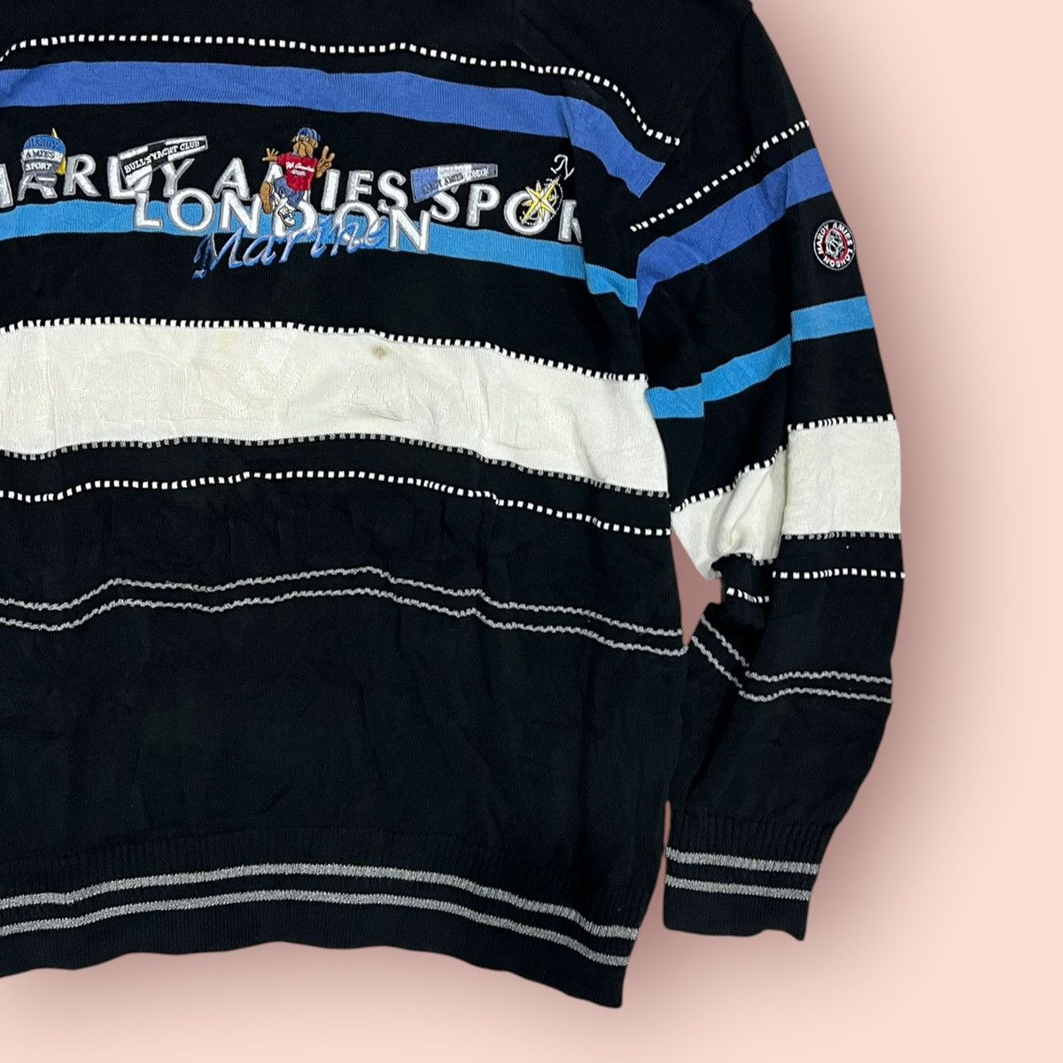 Designer × Hardy Amies VINTAGE HARDY AMIES SPORT PULLOVER SWEATER Size US L / EU 52-54 / 3 - 5 Thumbnail