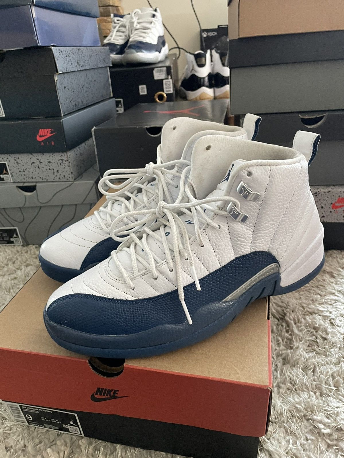 Jordan Brand Jordan 12 French Blue Size US 9 / EU 42 - 1 Thumbnail