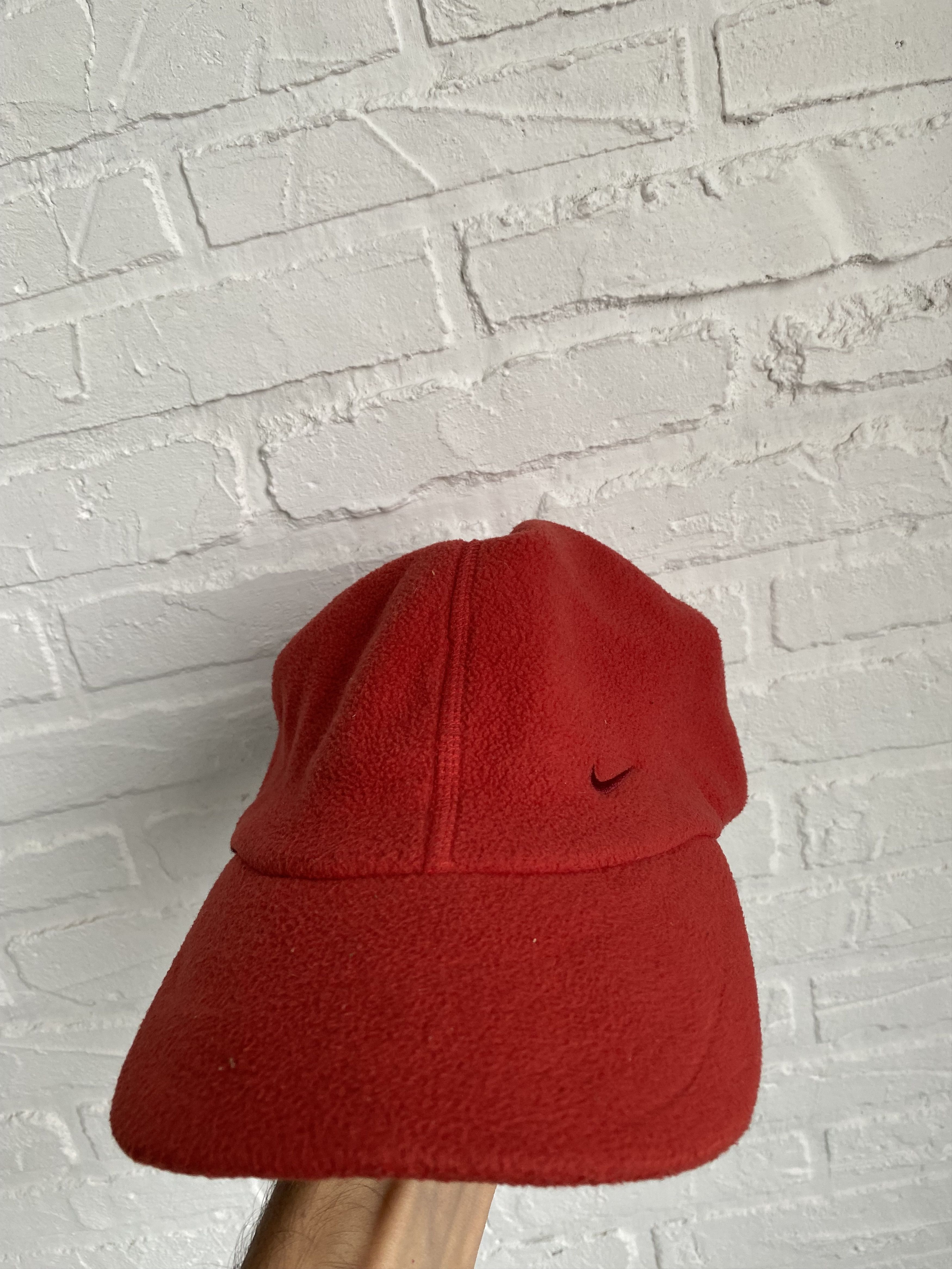 Nike × Vintage Vintage Nike Fleece baseball cap Size ONE SIZE - 2 Thumbnail