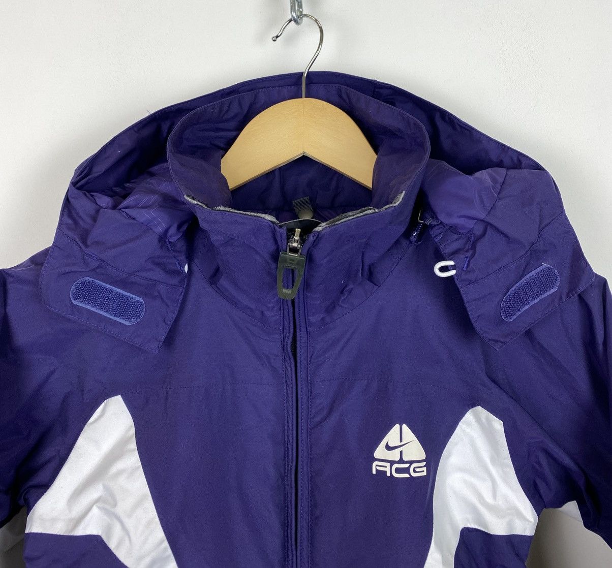 Vintage Nike ACG Storm Fit Outer Ski Externe Zip Jacket Purple Women Size XS / US 0-2 / IT 36-38 - 2 Thumbnail