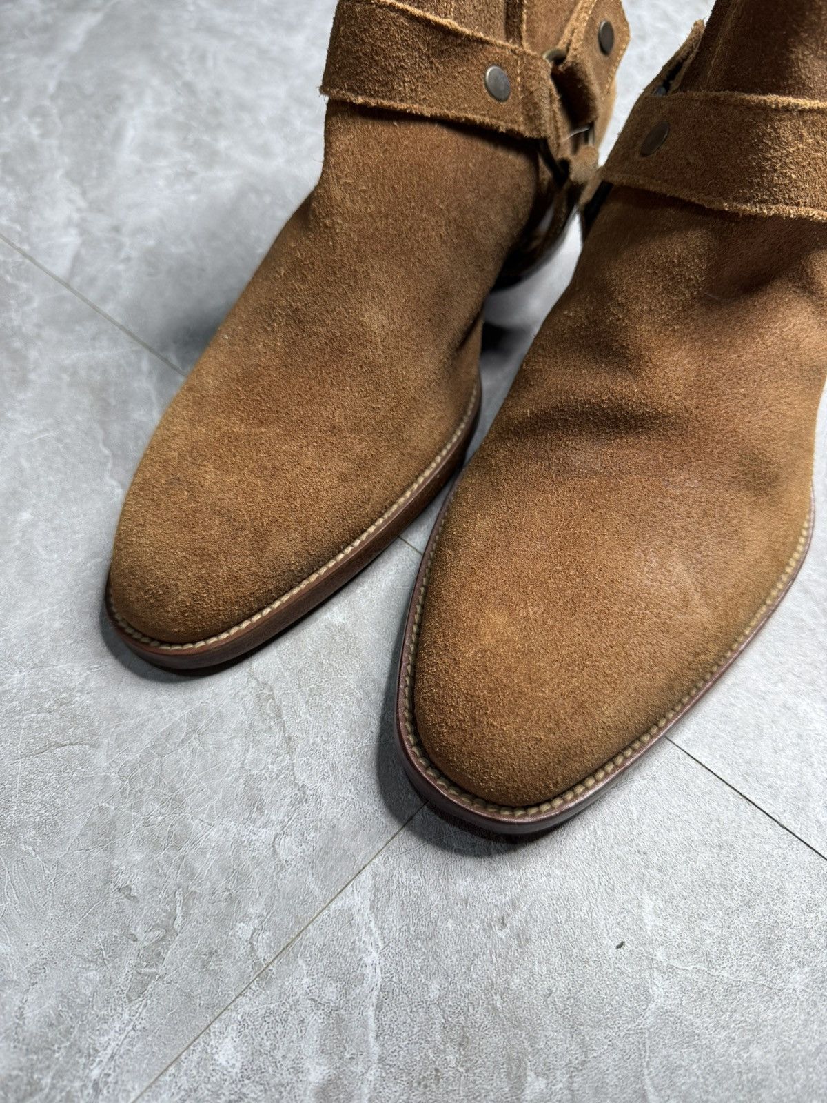 Saint Laurent Paris Saint Laurent By Hedi Slimane Wyatt Harness Boots Size US 7 / EU 40 - 4 Thumbnail