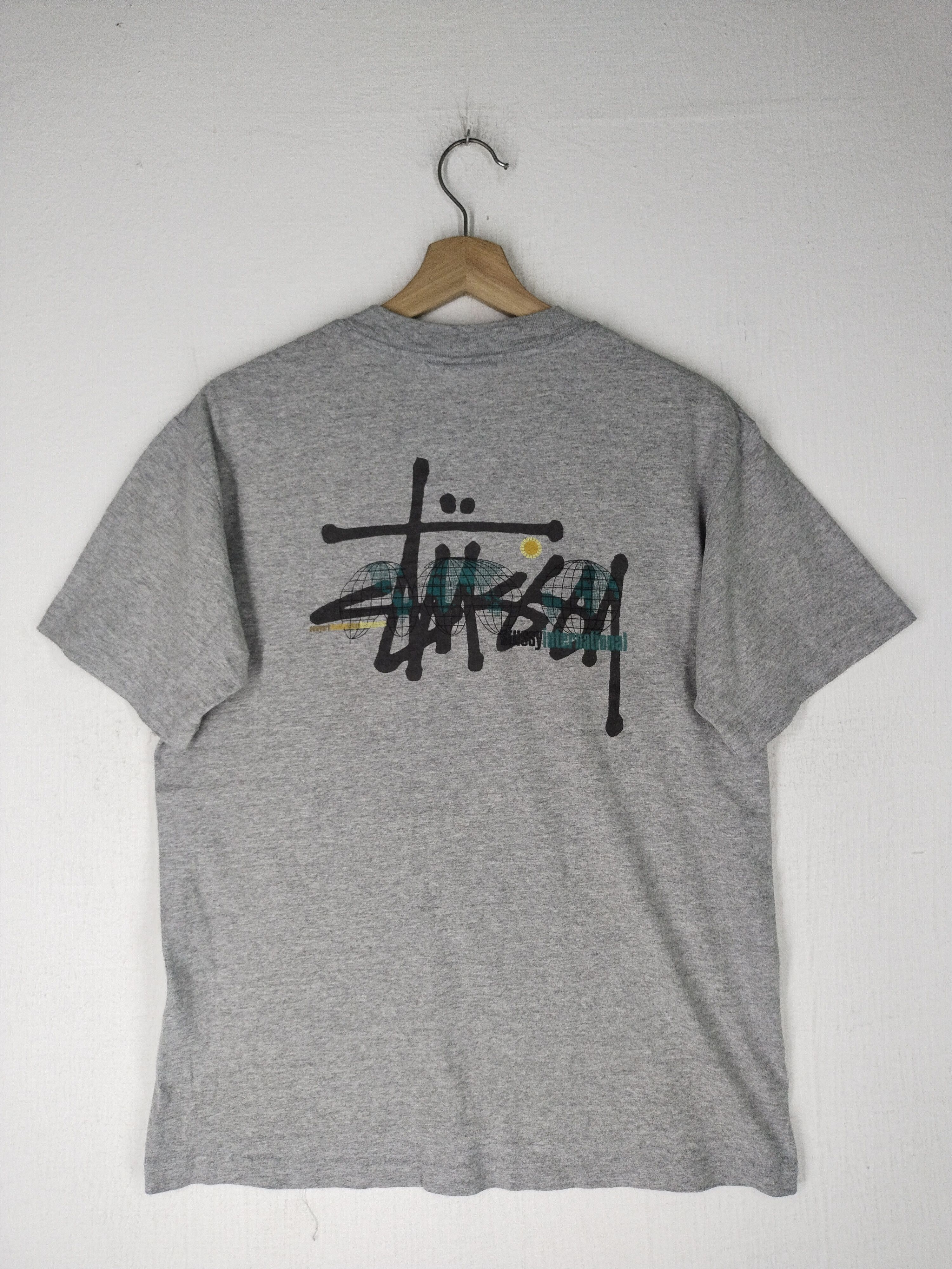 Stussy × Vintage Vintage 90's International Stussy Shirt Tee Size US M / EU 48-50 / 2 - 1 Thumbnail