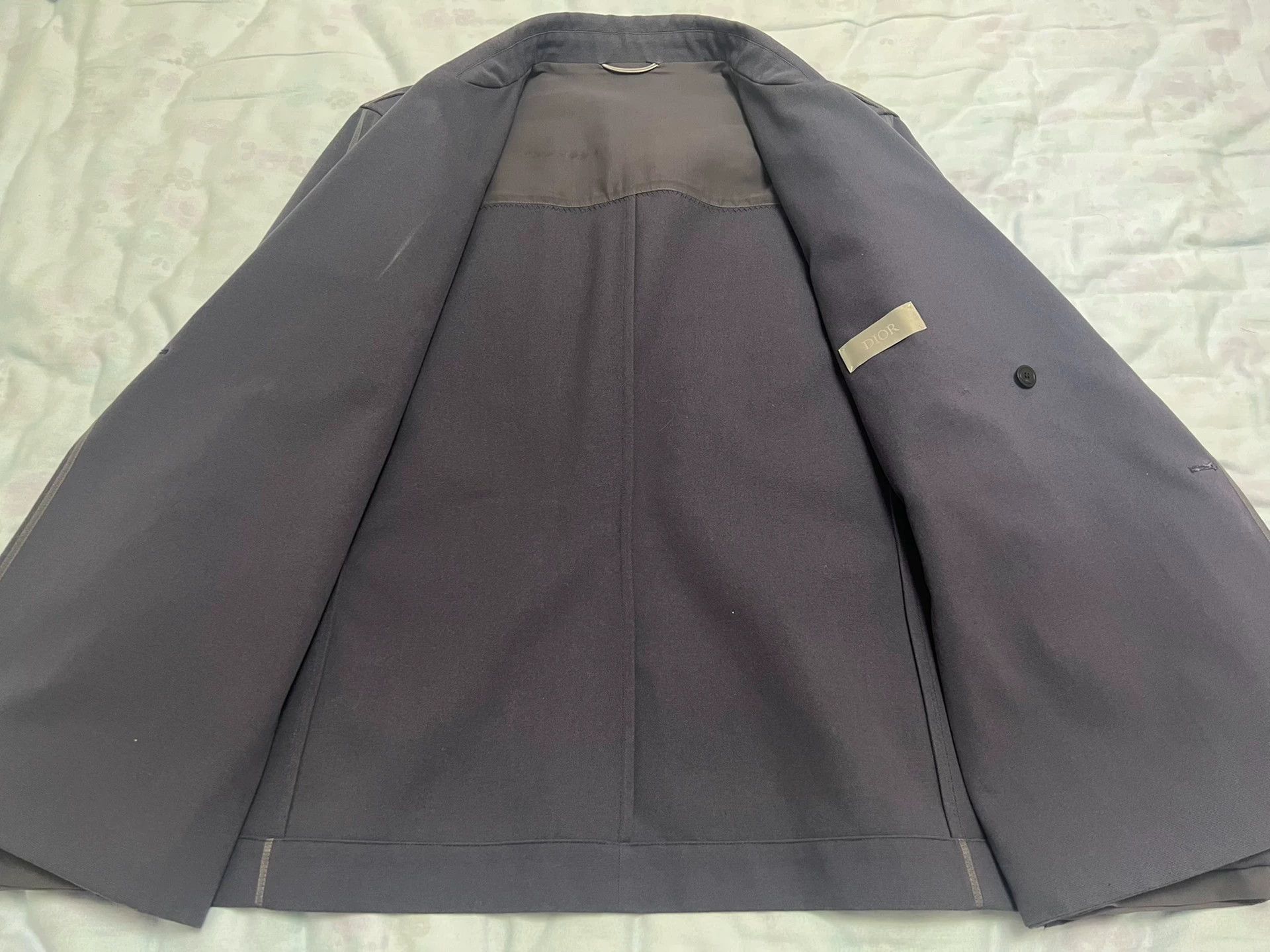 Dior Dior Men Runway Suit Blue 54/52 Size 54R - 3 Thumbnail