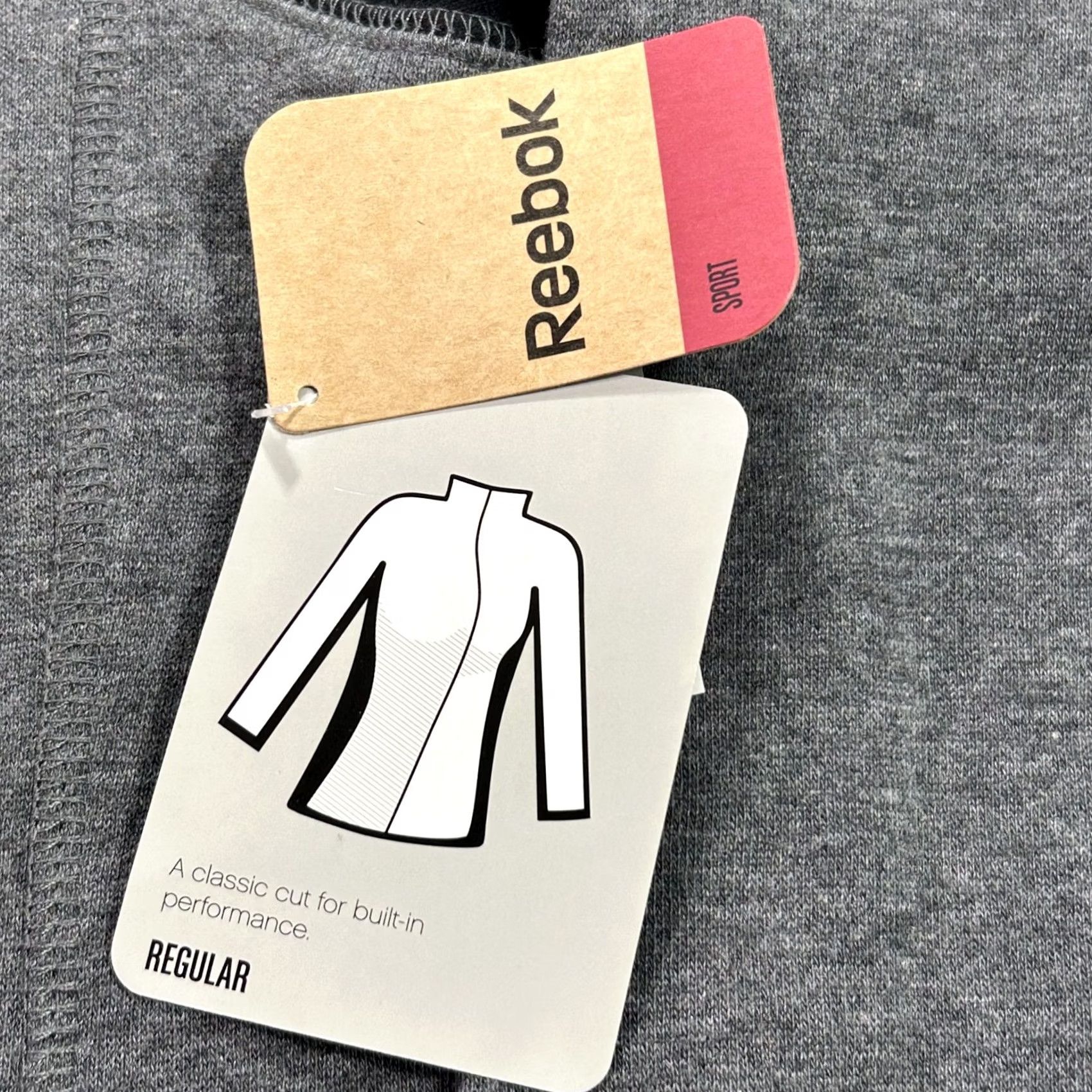 Reebok Reebok Hoodie Womens M Gray Black Pullover Fleece Sweatshirt" Size M / US 6-8 / IT 42-44 - 5 Thumbnail