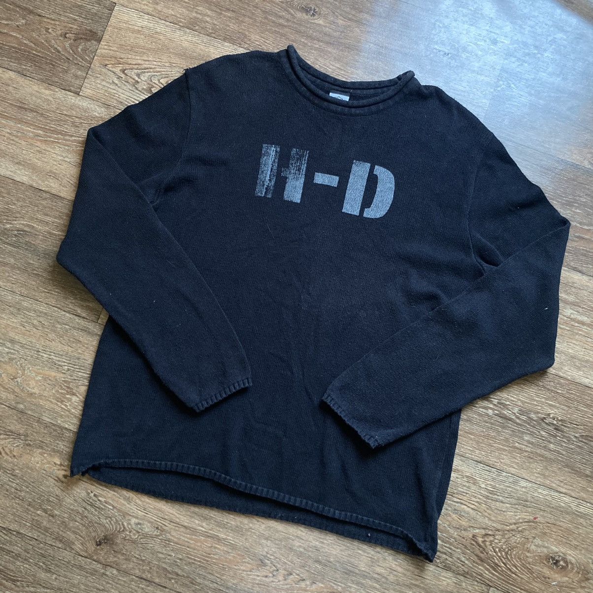 20471120 × Harley Davidson × Hysteric Glamour Vintage Distressed Punk Harley Davidson Sweater Size XL / US 12-14 / IT 48-50 - 1 Thumbnail