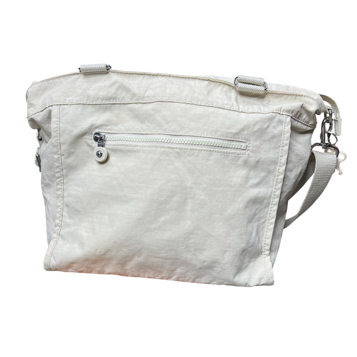 Other Kipling Grey Crinkle Nylon Mini Tote Crossbody Bag Charm Size ONE SIZE - 3 Thumbnail