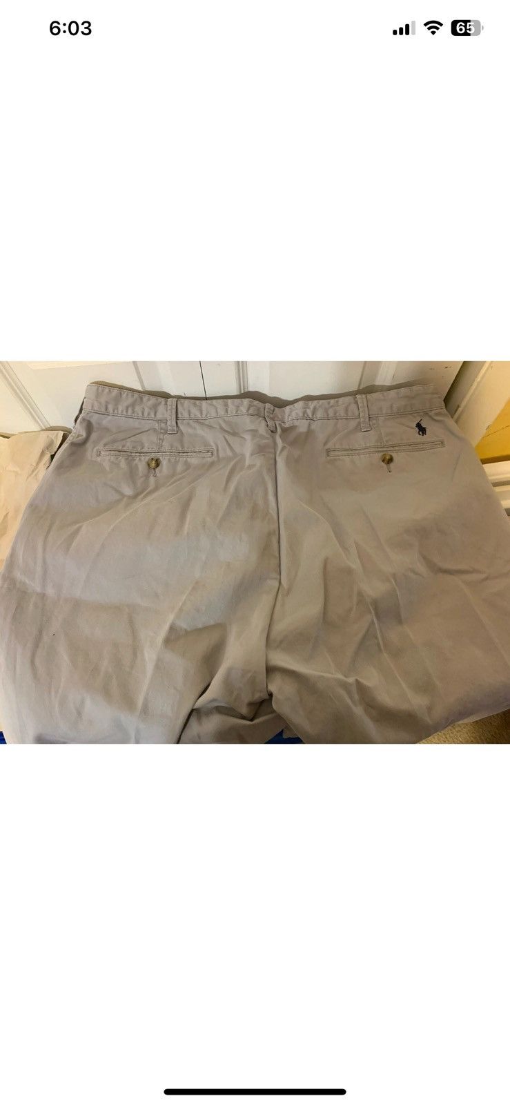 Polo Ralph Lauren Polo Ralph Lauren mens sz 42T gray flat front shorts Size US 42 / EU 58 - 8 Thumbnail