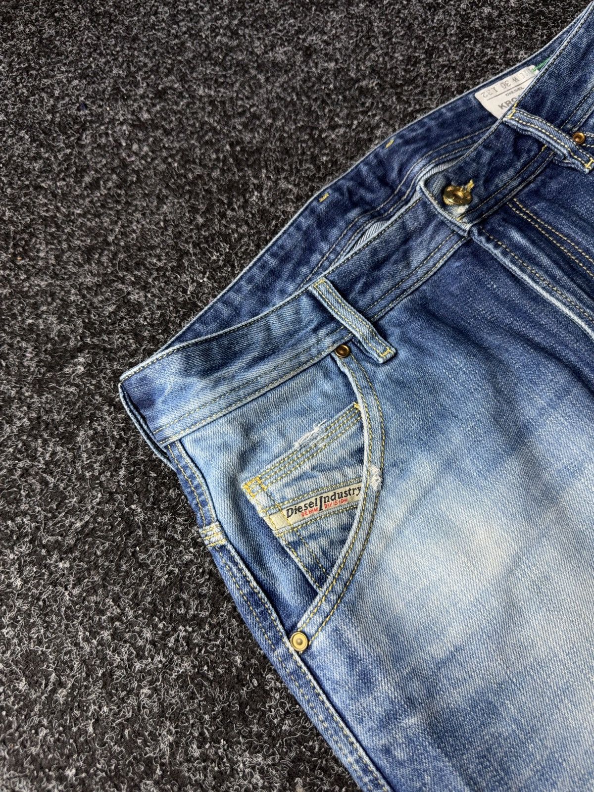 Diesel Vintage 00s Y2K Diesel Luxury Krooley Denim pants Jeans Size US 30 / EU 46 - 8 Thumbnail