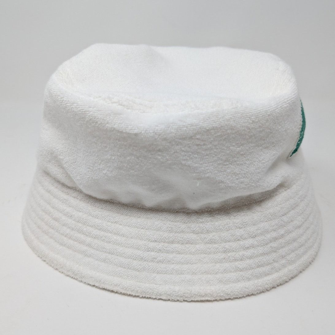 Dolce & Gabbana White Terry Cloth Bucket Hat Size 60 US 7.5