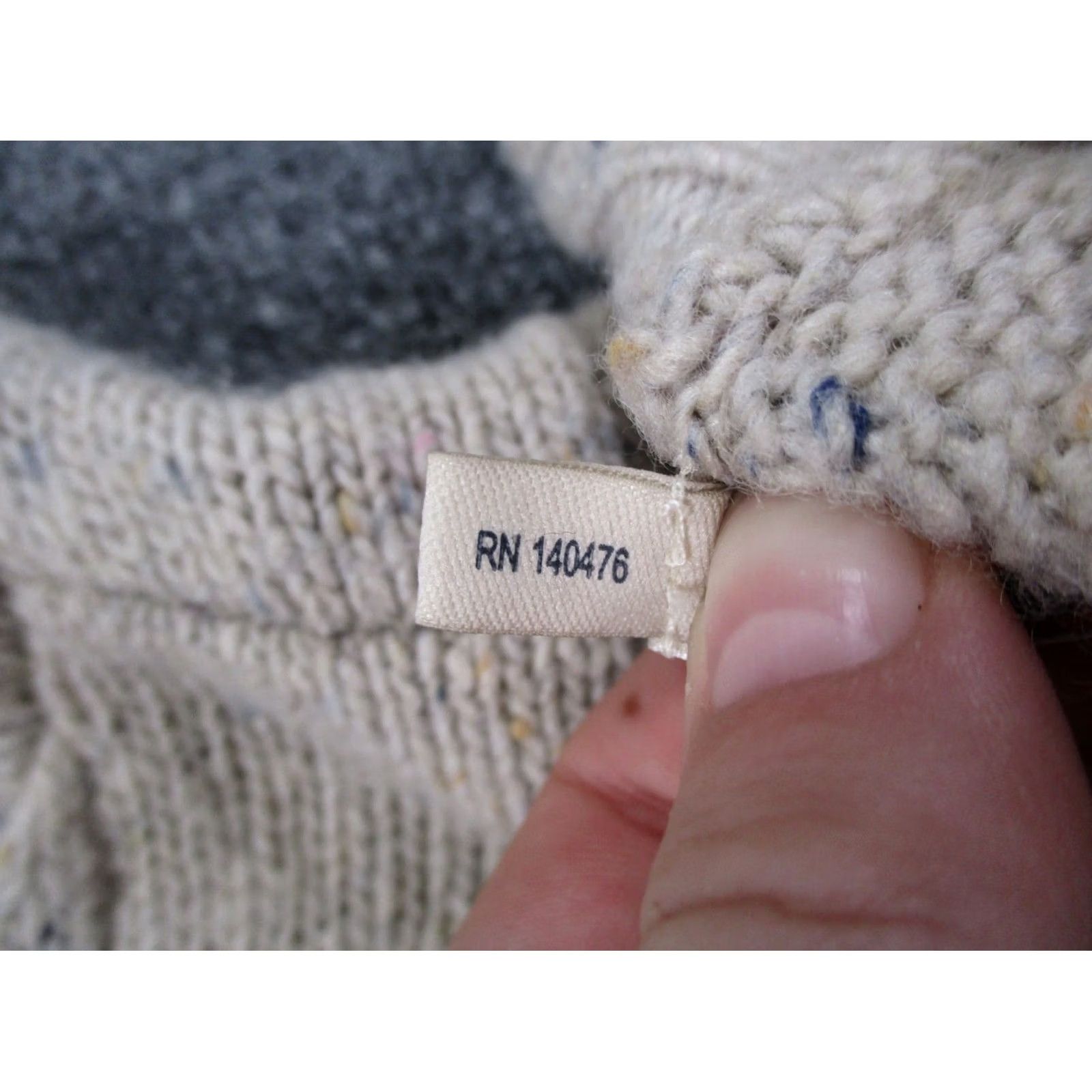 Faherty Faherty Womens Sweater Pullover Knit Beige Wool Nylon Rayon Outdoor Thermal High Neck S XS (Size: S) Size S / US 4 / IT 40 - 7 Thumbnail