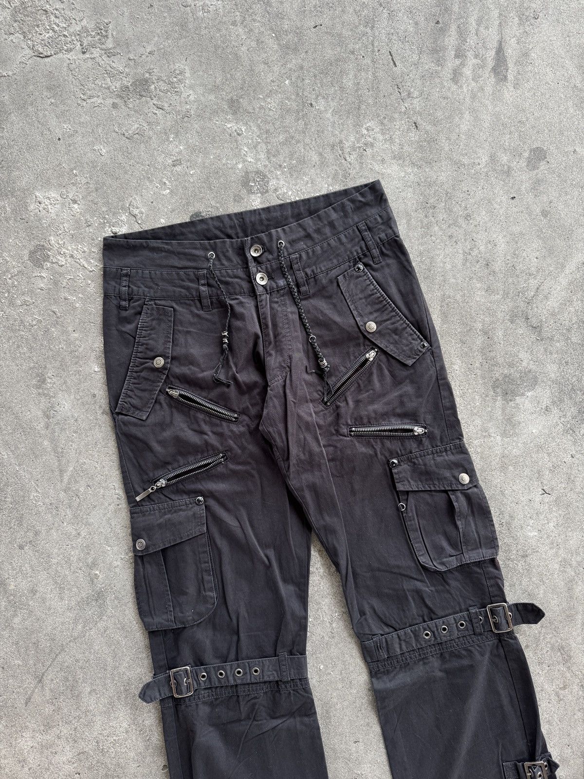 semanticdesign Semantic Design Bondage Flare Cargo Pants Size US 31 - 4 Thumbnail