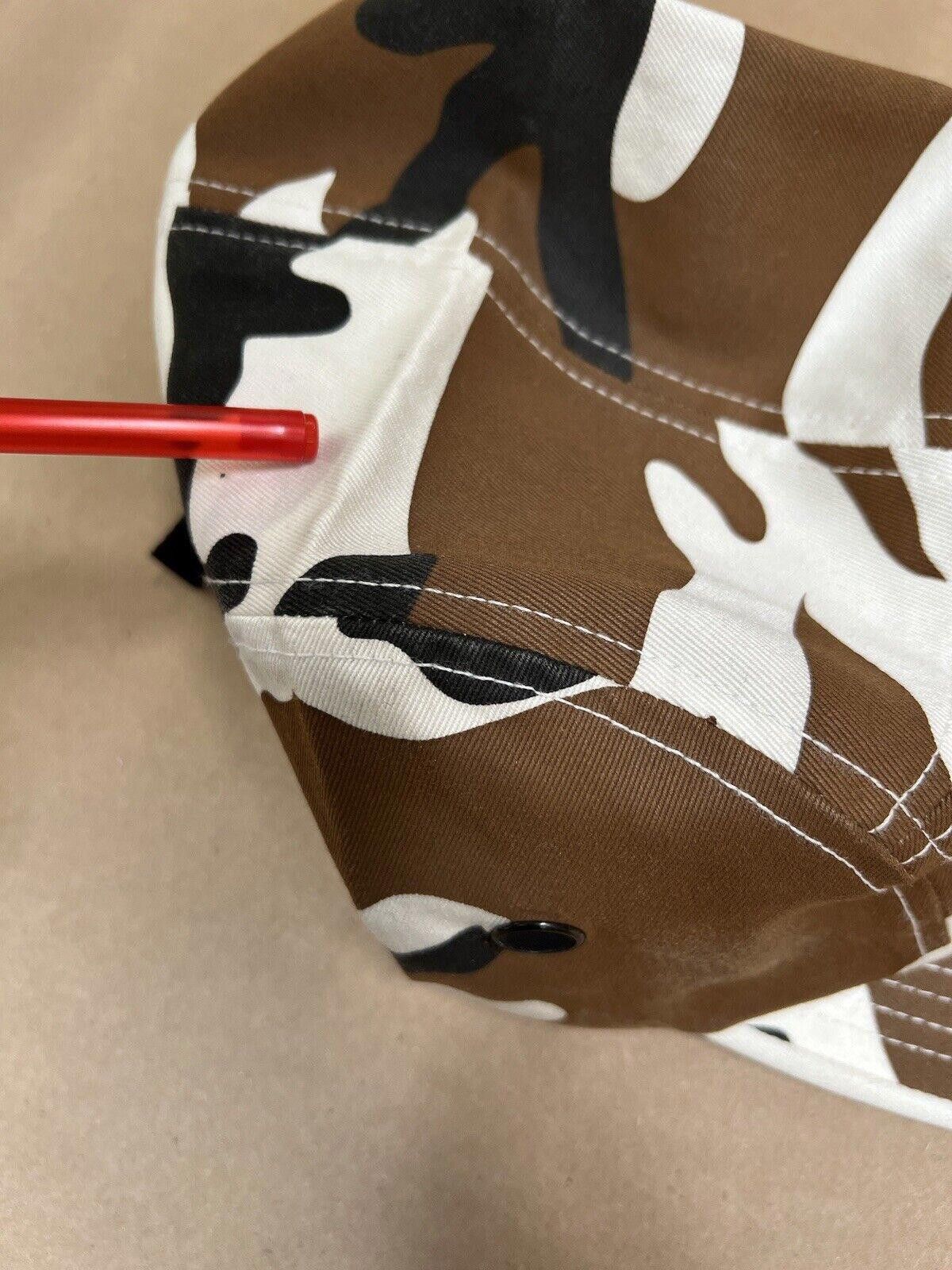 Supreme FW16 Supreme Camo Camp Cap White Brown 5 Panel 2016 Size ONE SIZE - 7 Thumbnail