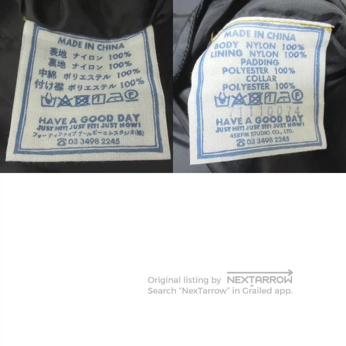 Other Reversible Removable Collar Navy Jacket. Size US L / EU 52-54 / 3 - 9 Thumbnail
