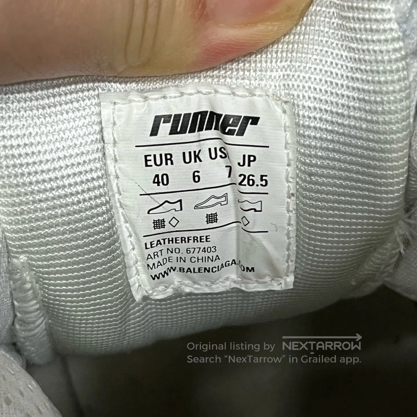 Balenciaga Balenciaga Worn-out style laced low-top sneakers| Size US 7 / EU 40 - 5 Thumbnail