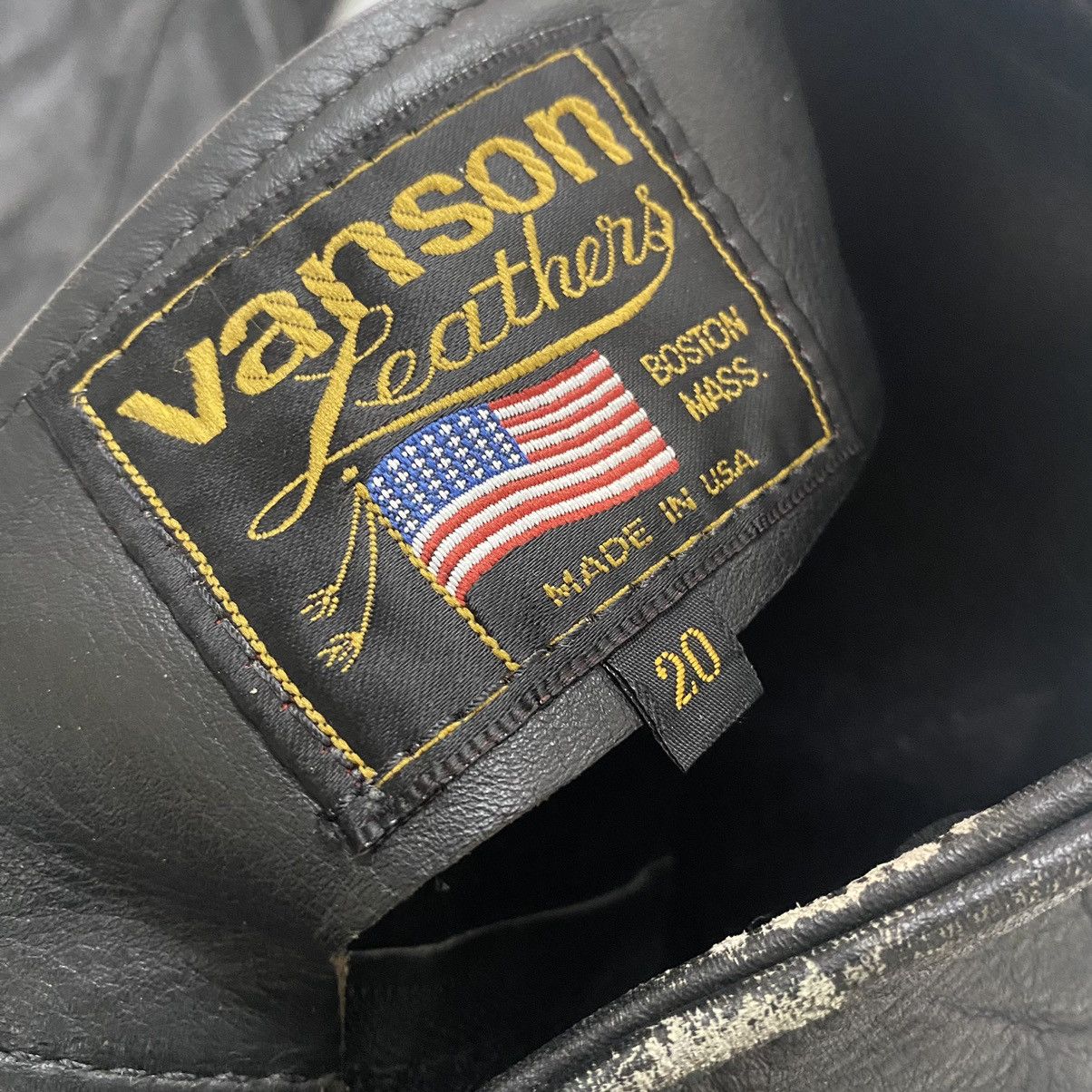 Chaps × Vanson Leathers × Vintage ☀️Vintage Vanson Leather motorcycle chaps size 28 Size US 28 / EU 44 - 12 Thumbnail