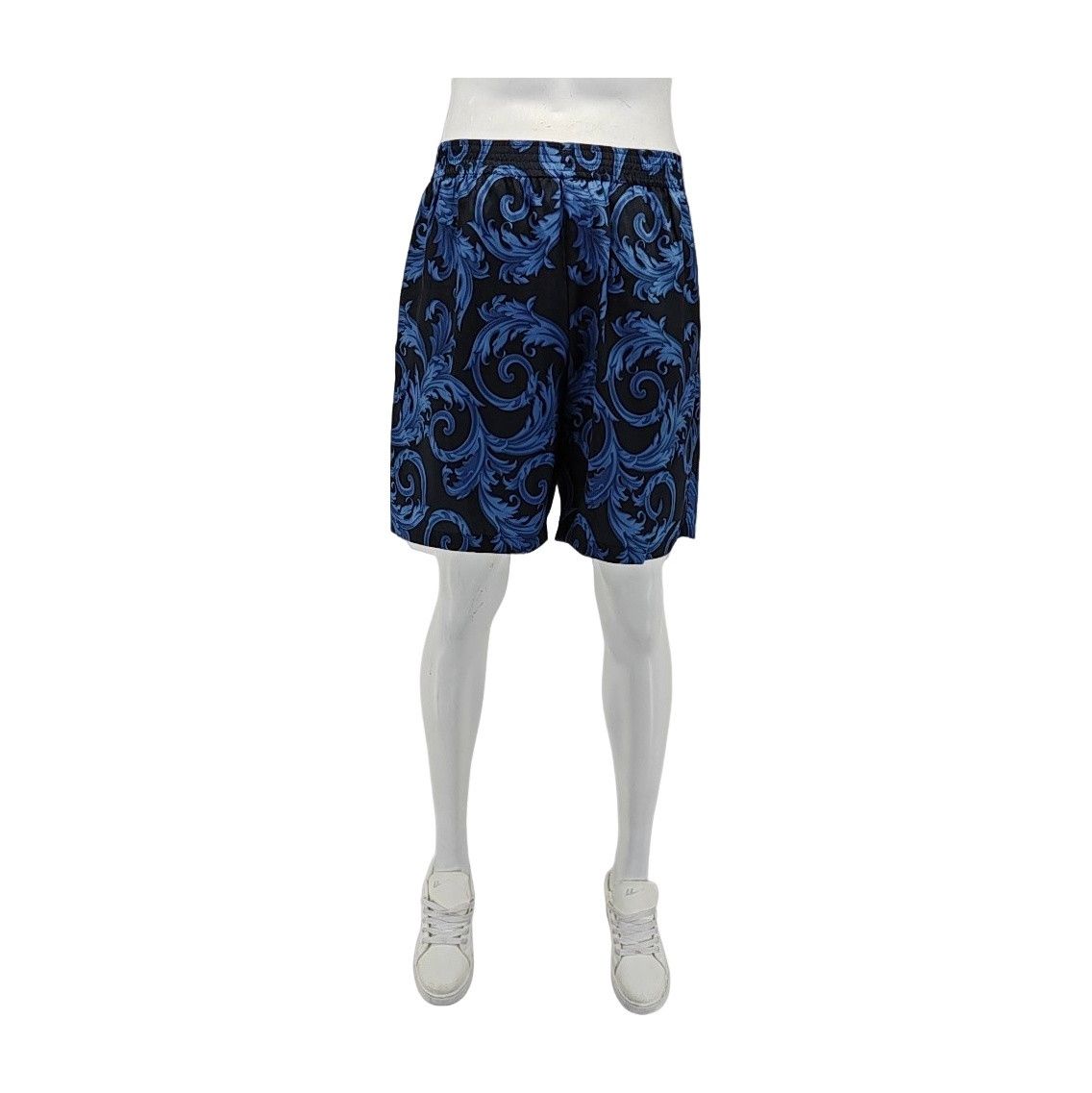 Versace Versace Blue Baroque Print Shorts Size 52 Size US 36 / EU 52 - 1 Thumbnail