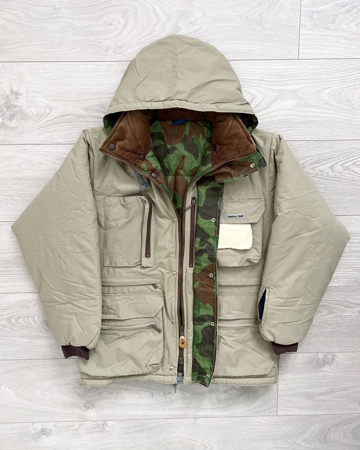 montbell bicolor puffer jacket Y2K gipser.hu