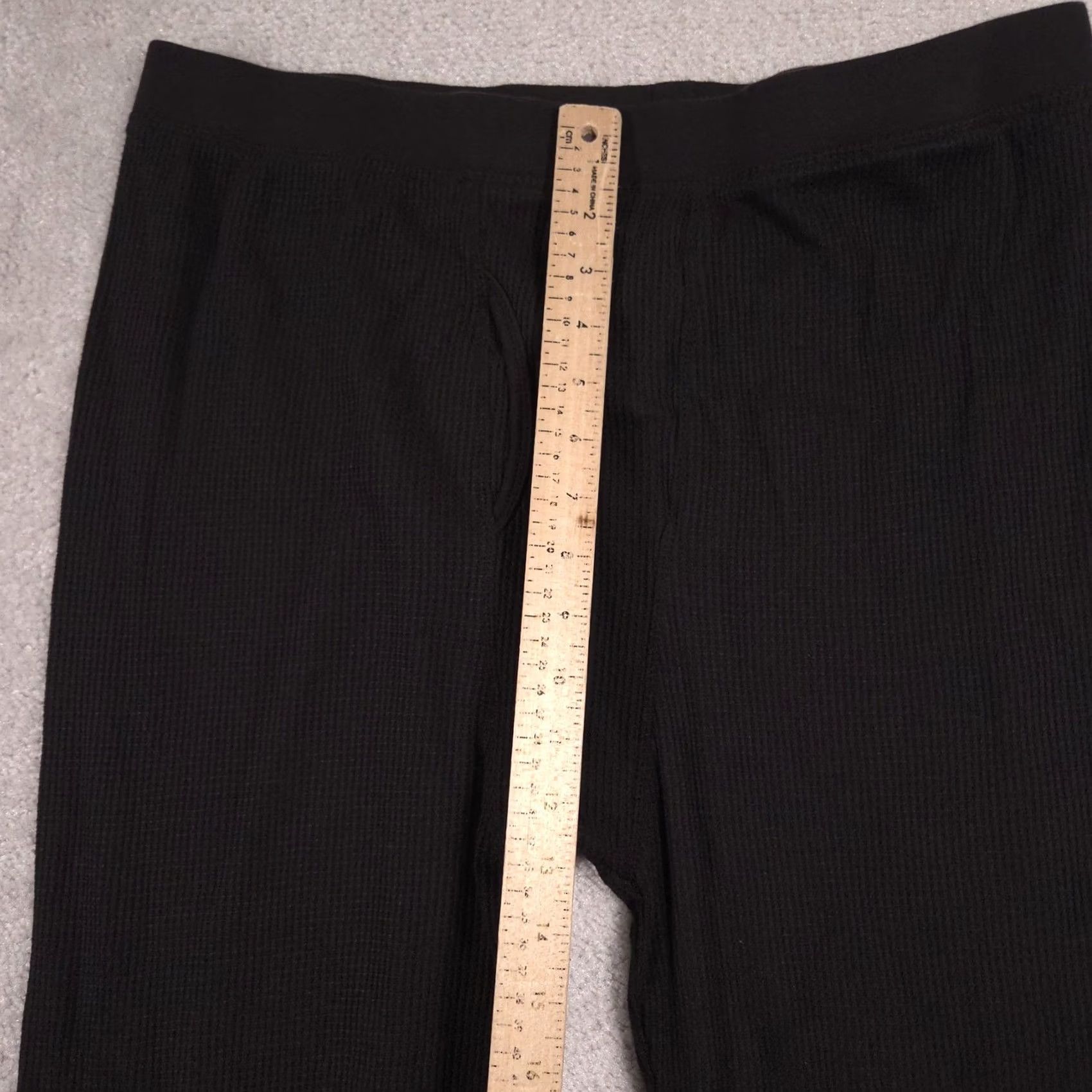 Vintage HEAD Thermal Underwear Pants Mens XL Black Long Johns Base Layer Knit Jersey Cotton Polyester Thermal Size US 36 / EU 52 - 7 Thumbnail