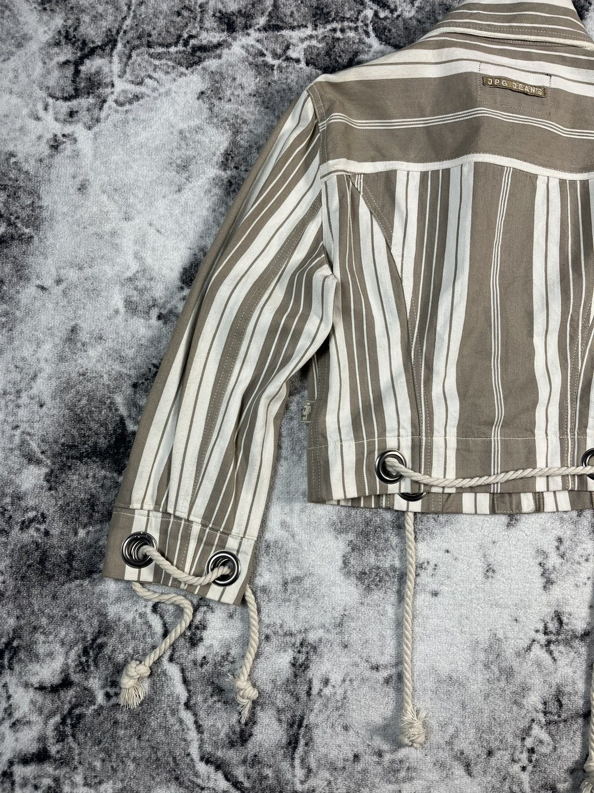 Jean Paul Gaultier Jean-Paul Gaultier Jeans 90s Rope Eyelet Jacket Archive Size S / US 4 / IT 40 - 14 Thumbnail